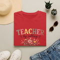 Teacher By Calling Floral T-Shirt — Inspirational Gift for Educators