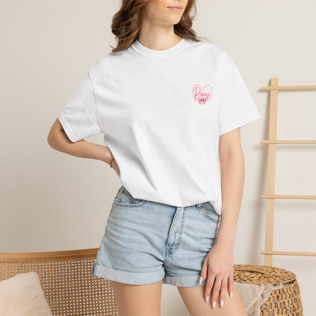Trust God Always T-Shirt — Faith-Based Inspirational Tee with Pink Ribbon Design