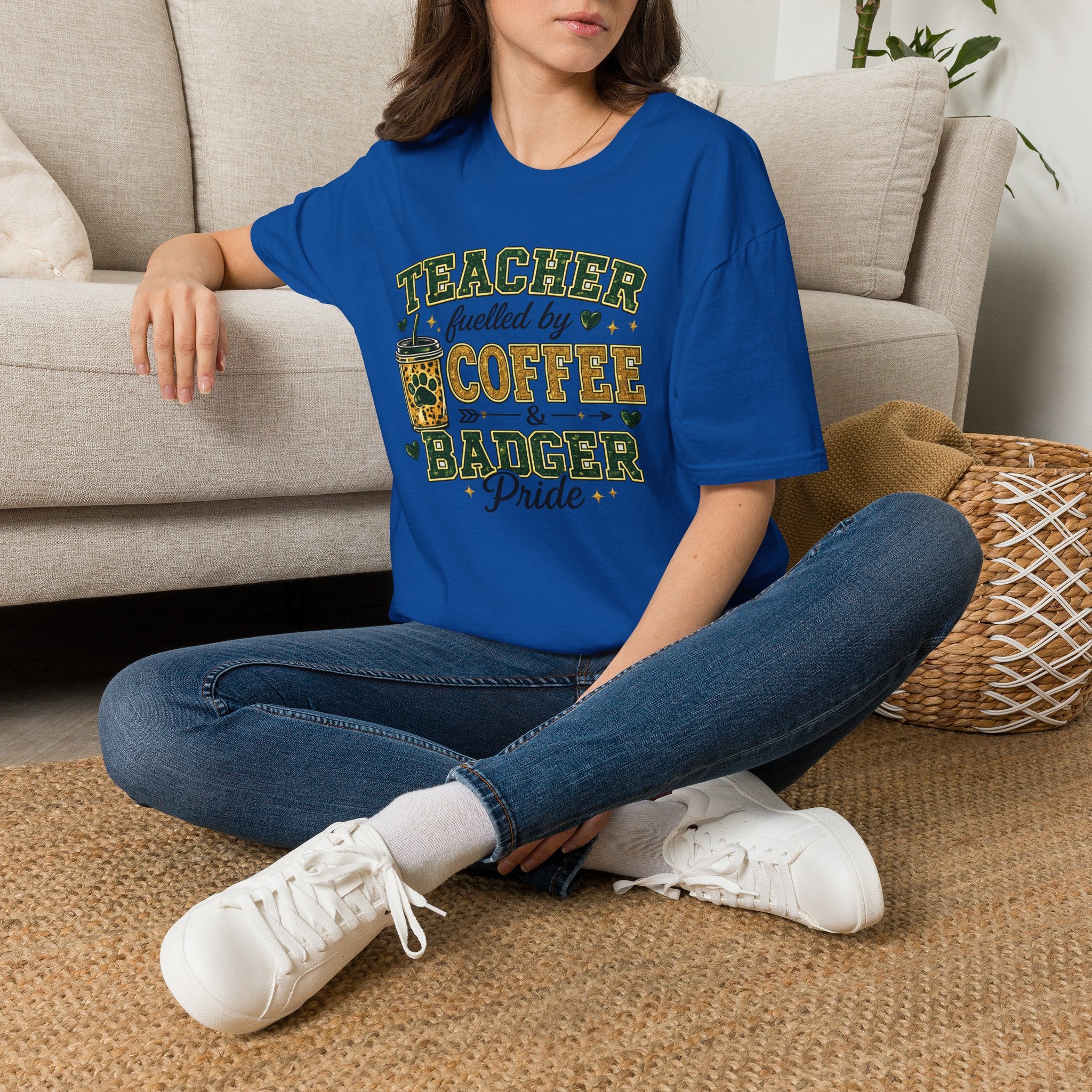 Teacher Fueled by Coffee T‑Shirt