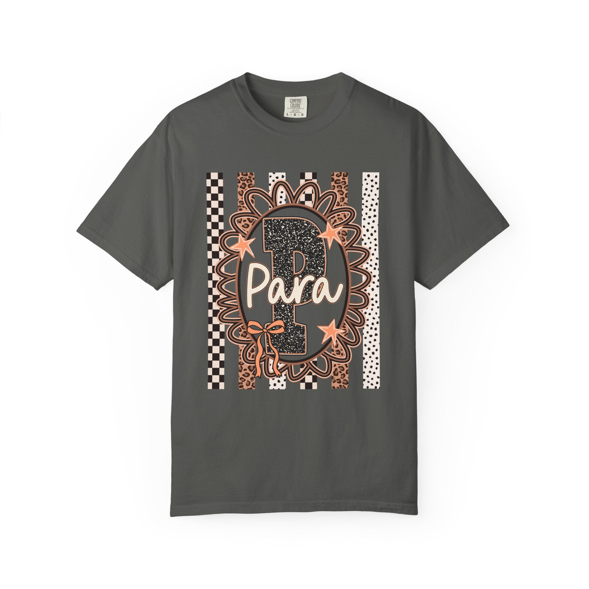 1st Birthday T-Shirt — "1 Para" Leopard Floral Celebration Tee
