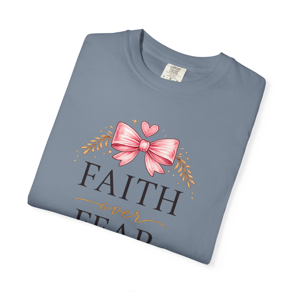 Faith Over Fear T-Shirt — Christian Inspirational Graphic Tee