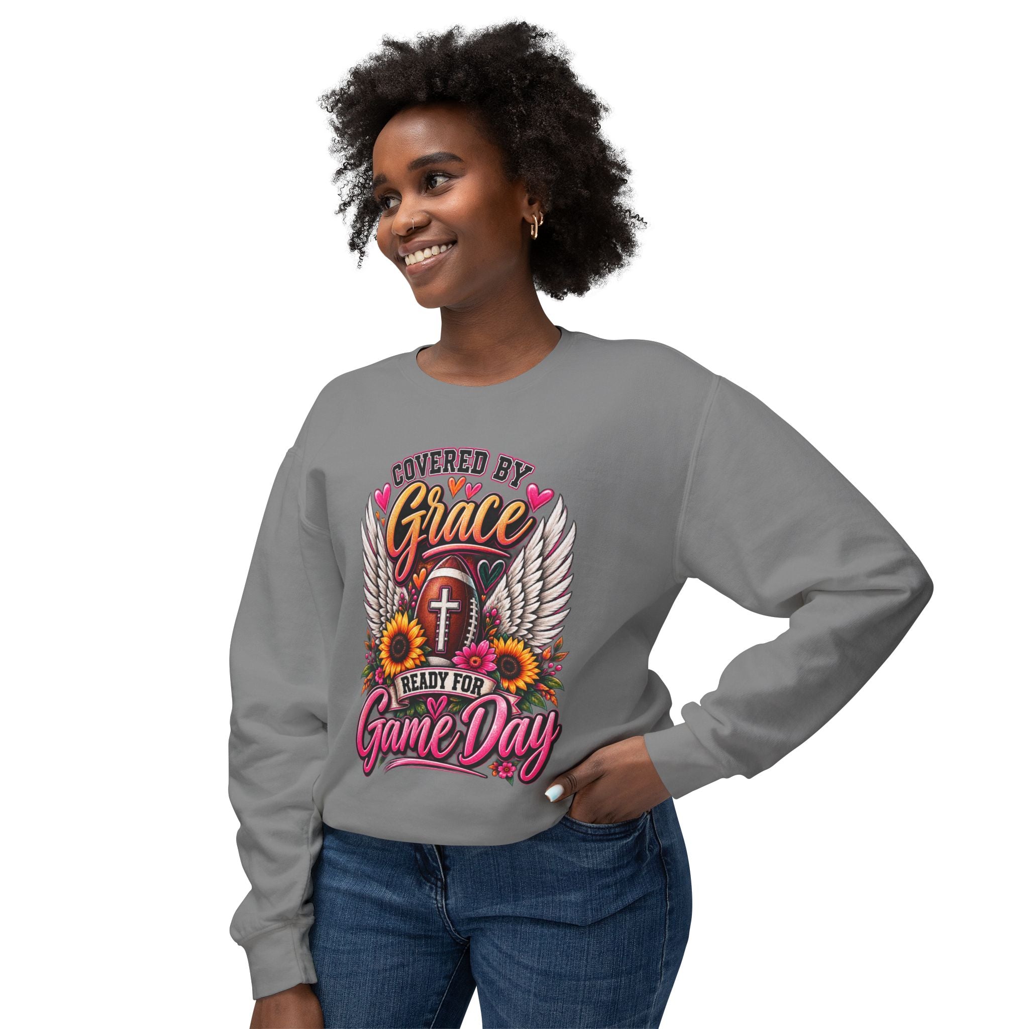 Covered by Grace Game Day Crewneck Sweatshirt