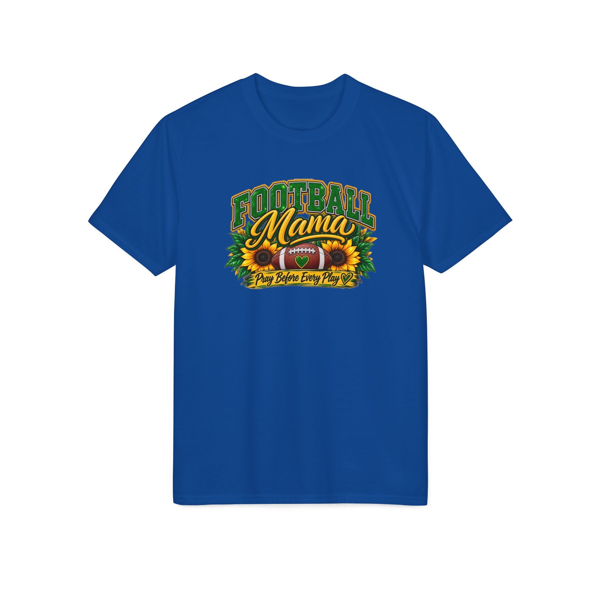 Football Mama T-Shirt — Sunflower Football Mom Tee