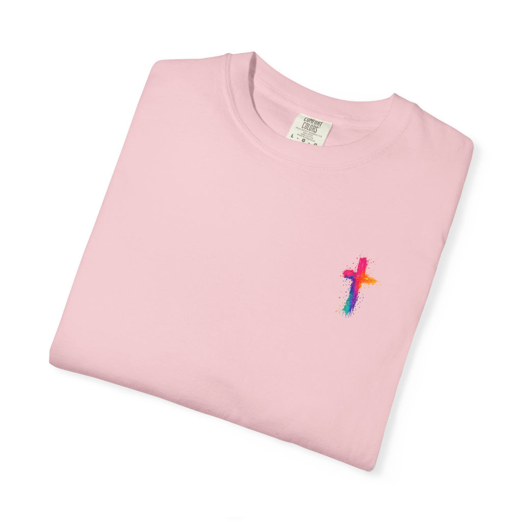 Christian Cross T-Shirt — “The Battle Is Not Yours, It’s the Lord’s” Scripture Tee