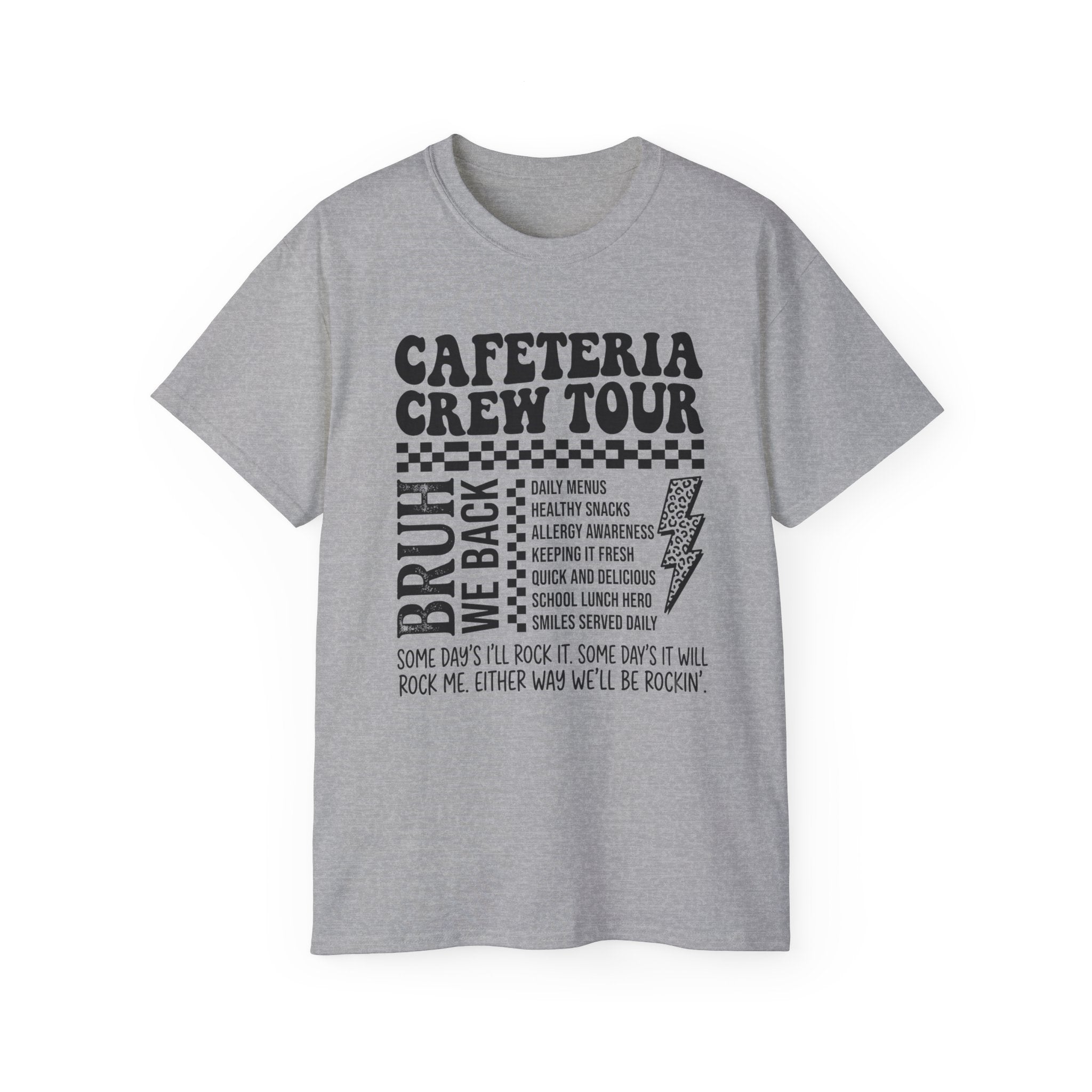 Cafeteria Crew Tour T‑Shirt — School Lunch Staff Appreciation Tee