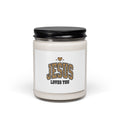 Polka Dot Retro Script Candle | Soy Jar Candle