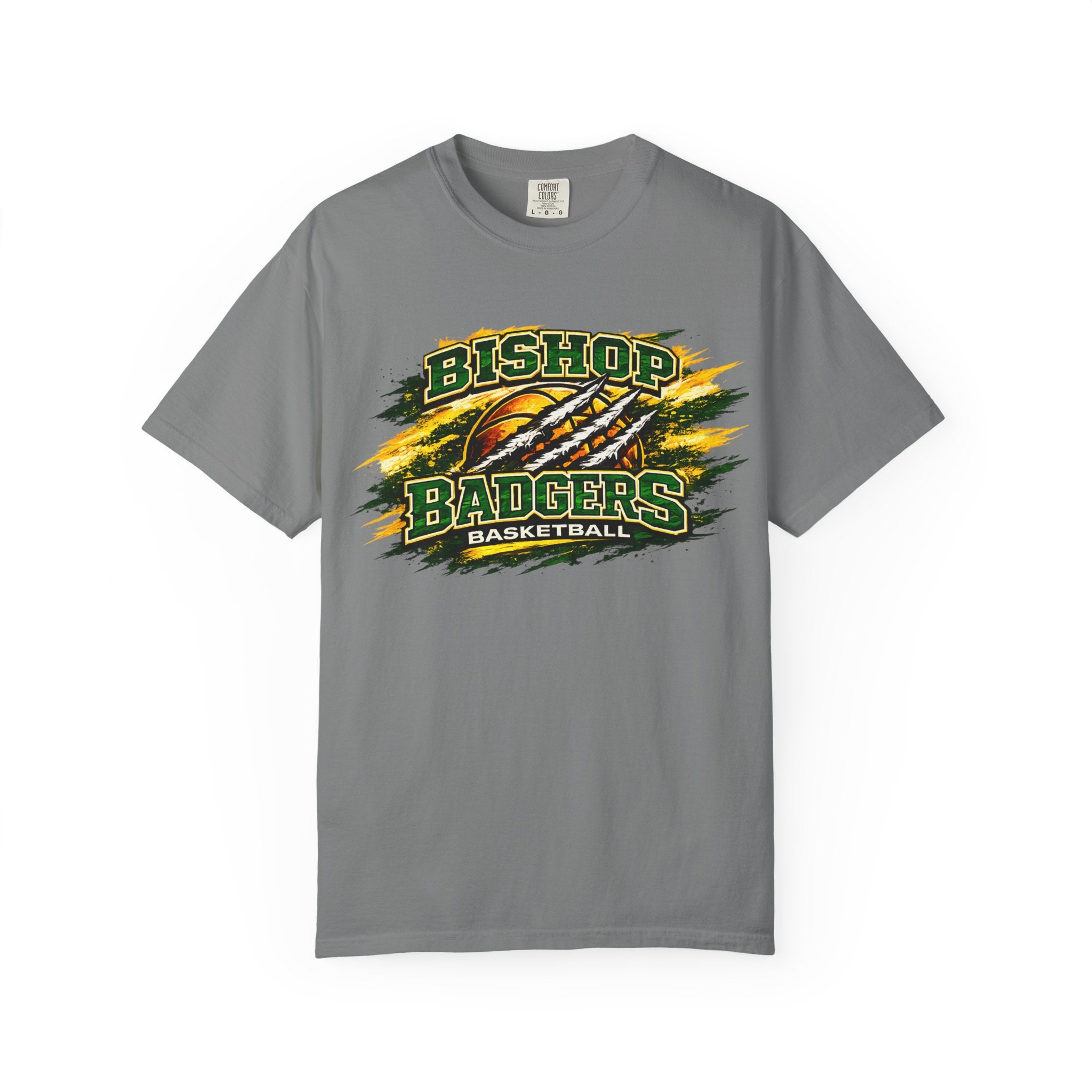 Bishop Badgers Basketball T-Shirt – Vintage Team Graphic