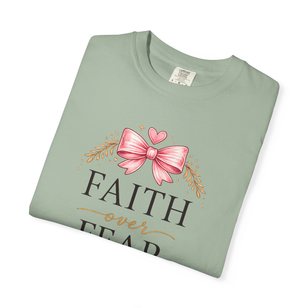 Faith Over Fear T-Shirt — Christian Inspirational Graphic Tee