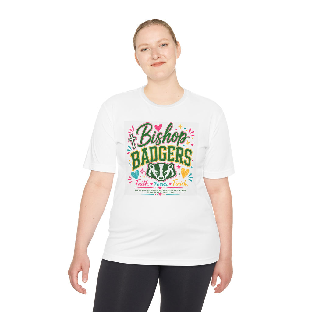 Bishop Badgers Athletic Tee — Faith, Pride & Spirit Moisture‑Wicking Shirt