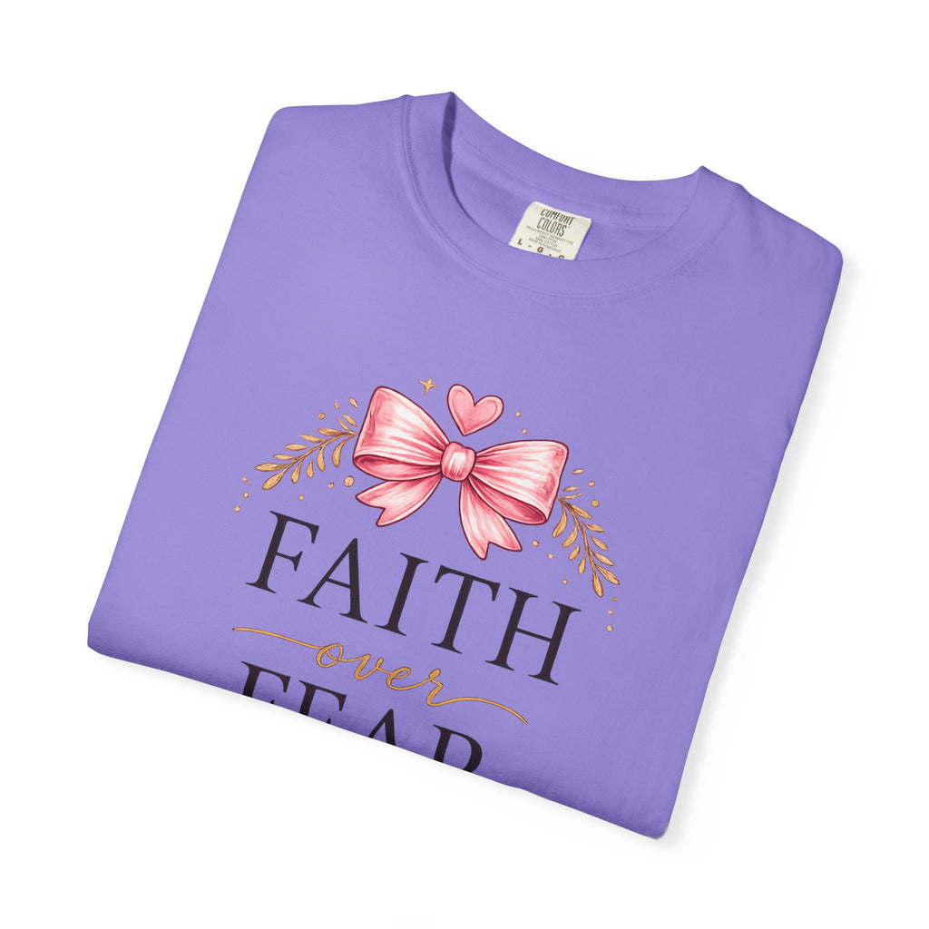 Faith Over Fear T-Shirt — Christian Inspirational Graphic Tee