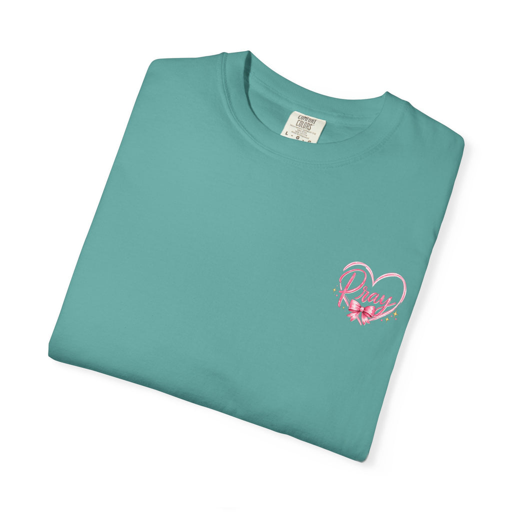 Trust God Always T-Shirt — Faith-Based Inspirational Tee with Pink Ribbon Design