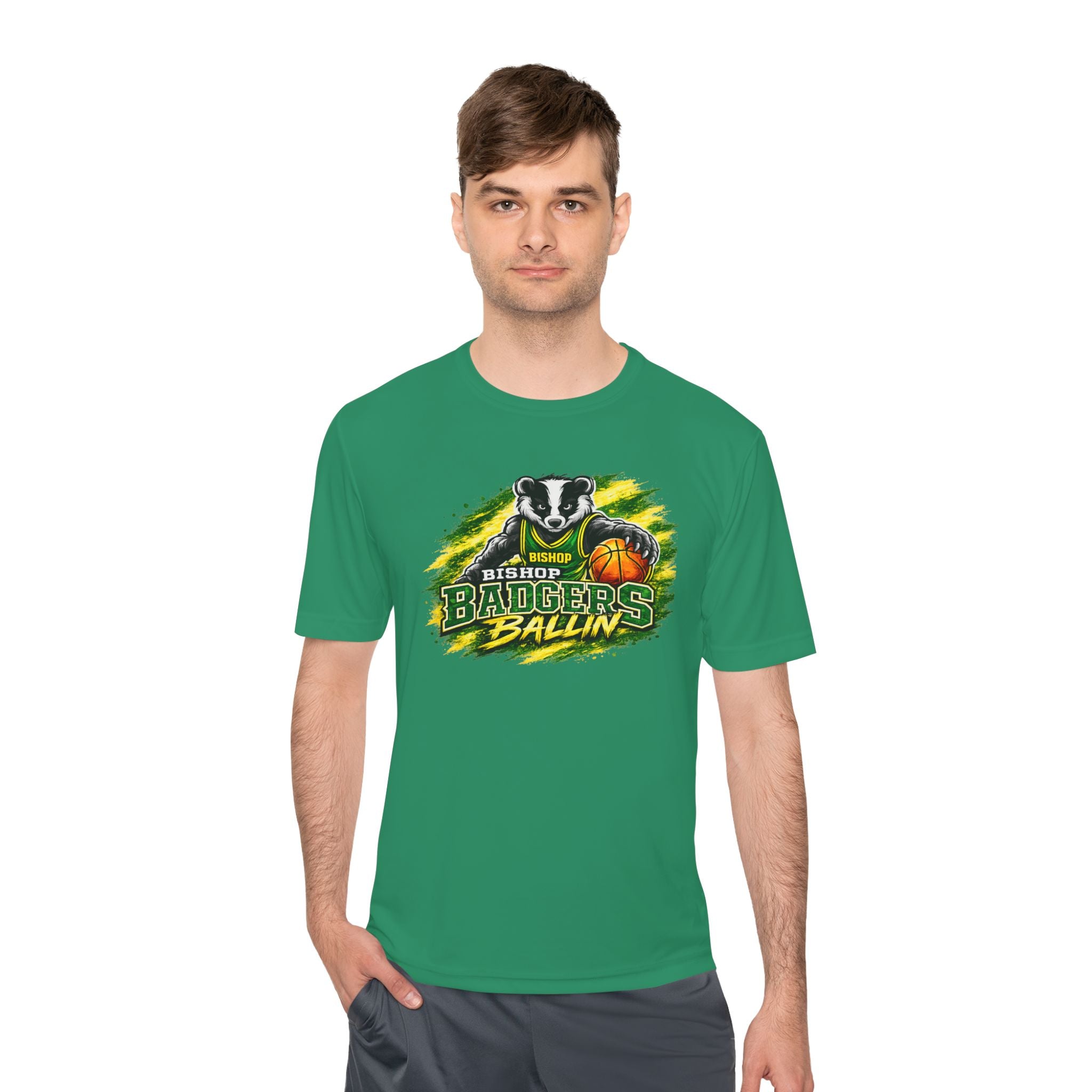 Badgers Ballin' Basketball Tee — Moisture-Wicking Team Sports Shirt