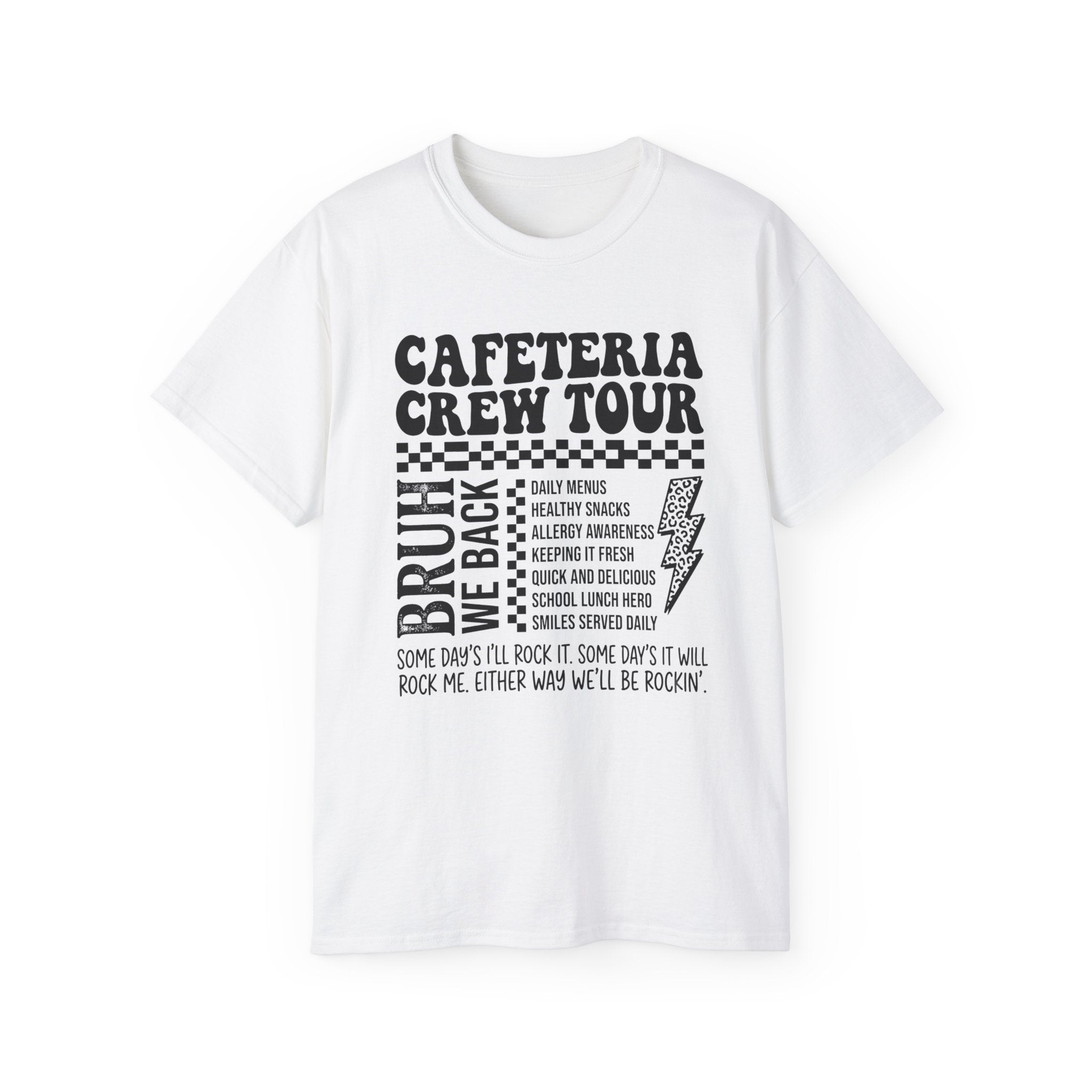 Cafeteria Crew Tour T‑Shirt — School Lunch Staff Appreciation Tee