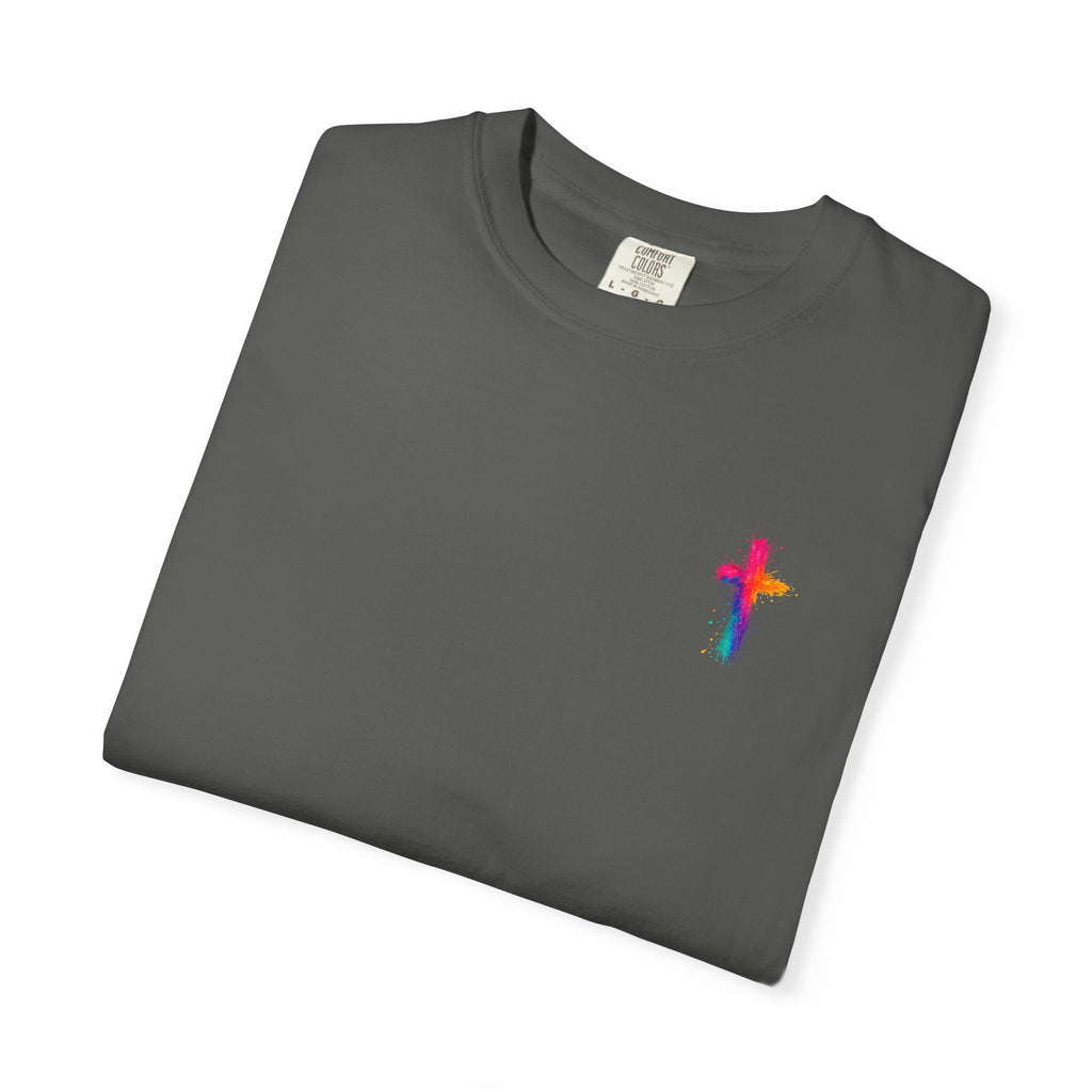 Christian Cross T-Shirt — “The Battle Is Not Yours, It’s the Lord’s” Scripture Tee