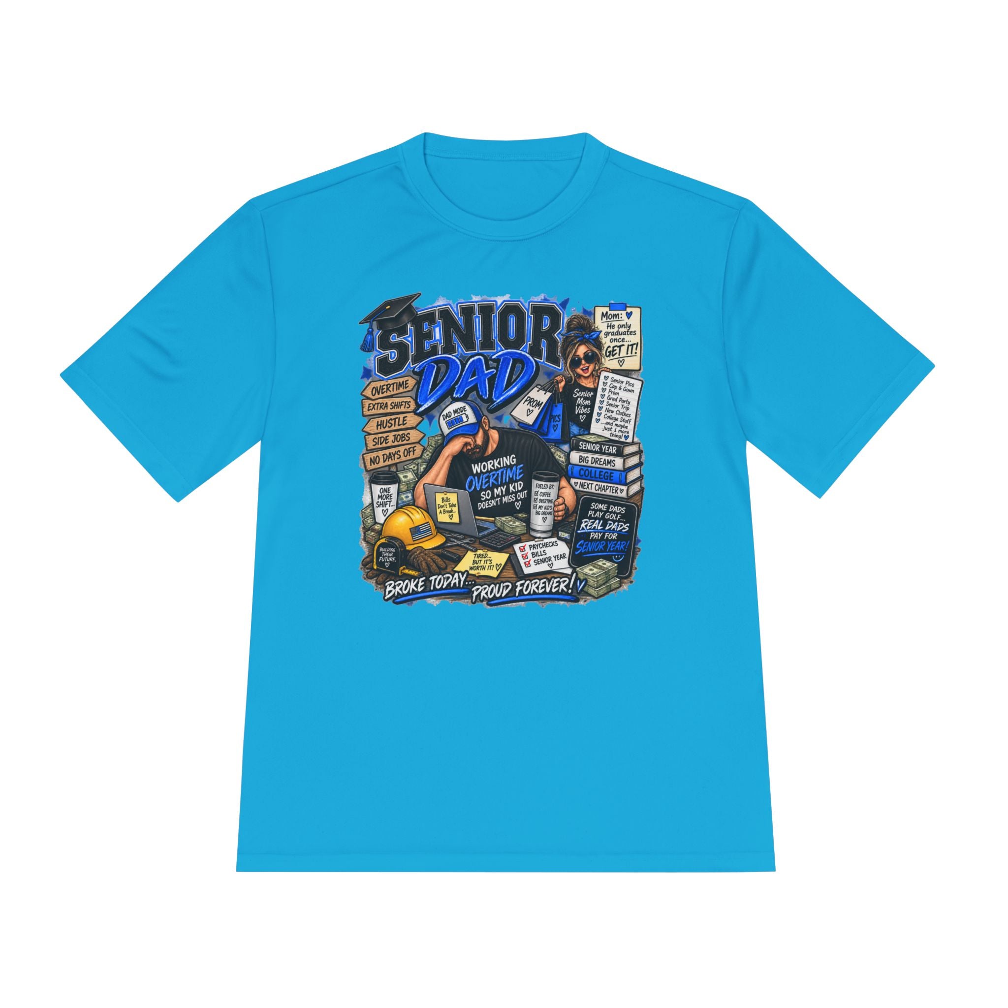 Senior Dad Tee — Proud Football Parent Shirt | Senior Year Dad Gift