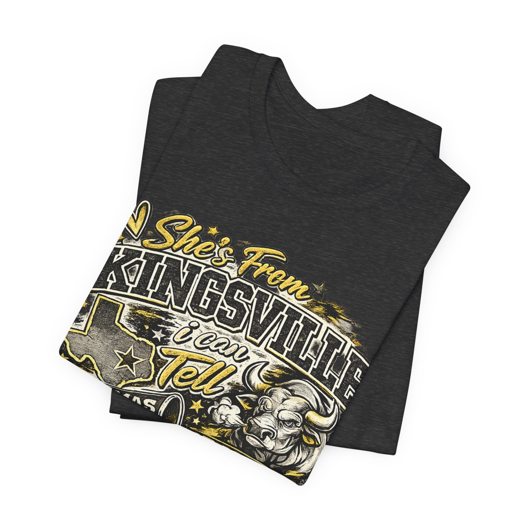 She's From Kingsville I Can Tell T-Shirt – Kingsville Brahmas Pride Tee