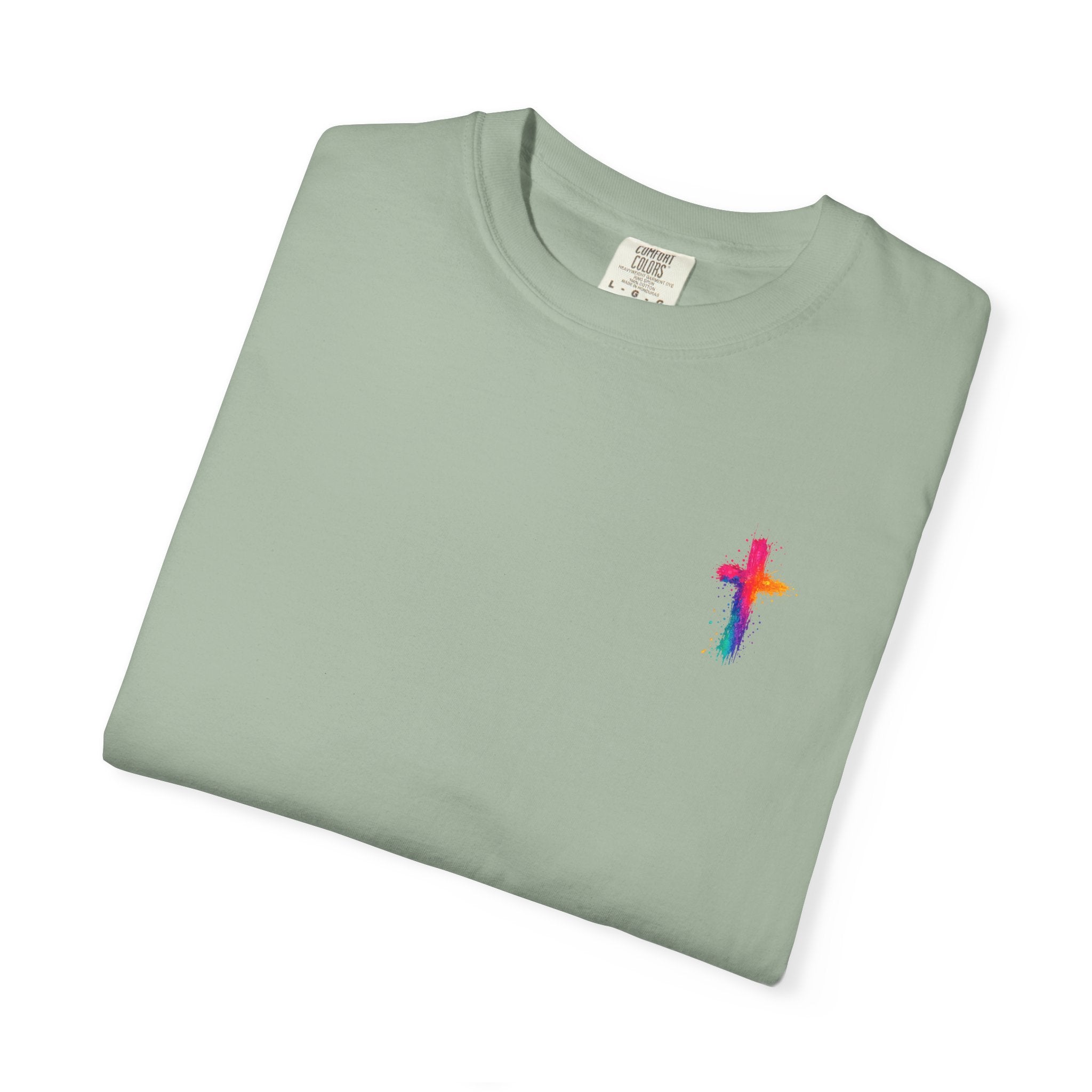 Christian Cross T-Shirt — “The Battle Is Not Yours, It’s the Lord’s” Scripture Tee