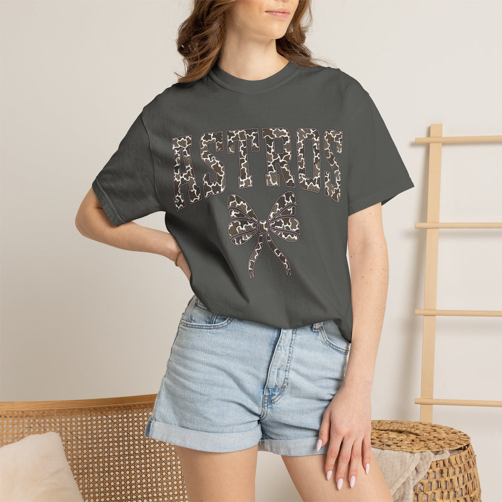 Astros Floral Bow T-Shirt
