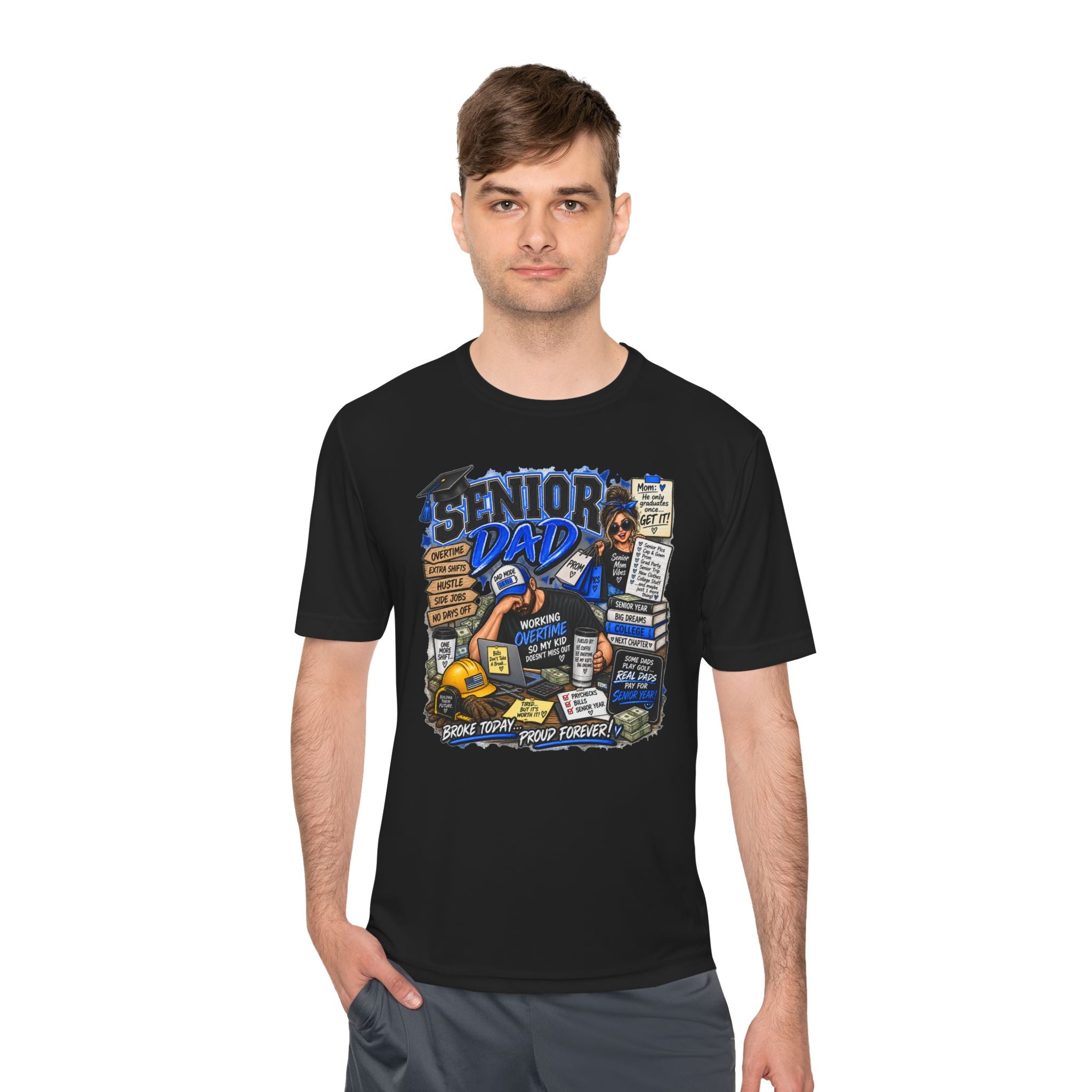 Senior Dad Tee — Proud Football Parent Shirt | Senior Year Dad Gift