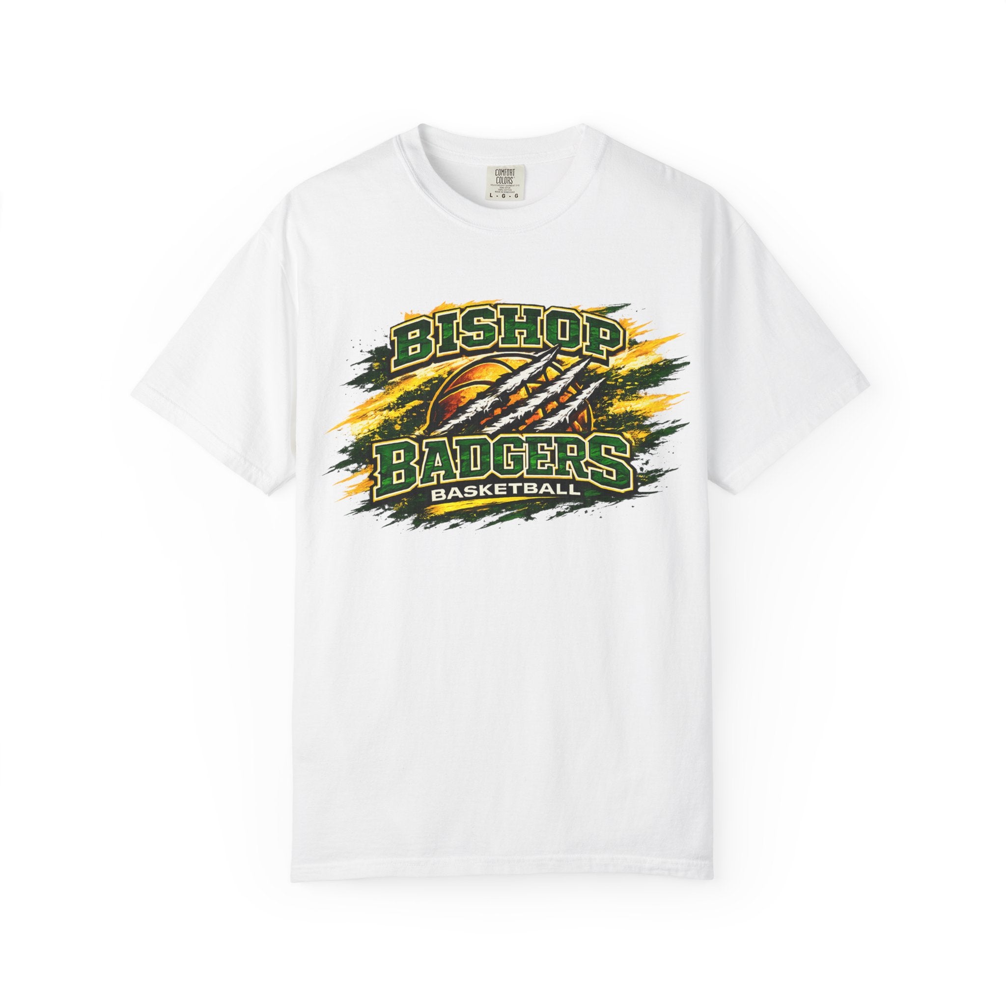 Bishop Badgers Basketball T-Shirt – Vintage Team Graphic