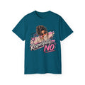 Respectfully No Graphic Tee — Sassy Pink Woman Illustration T-Shirt