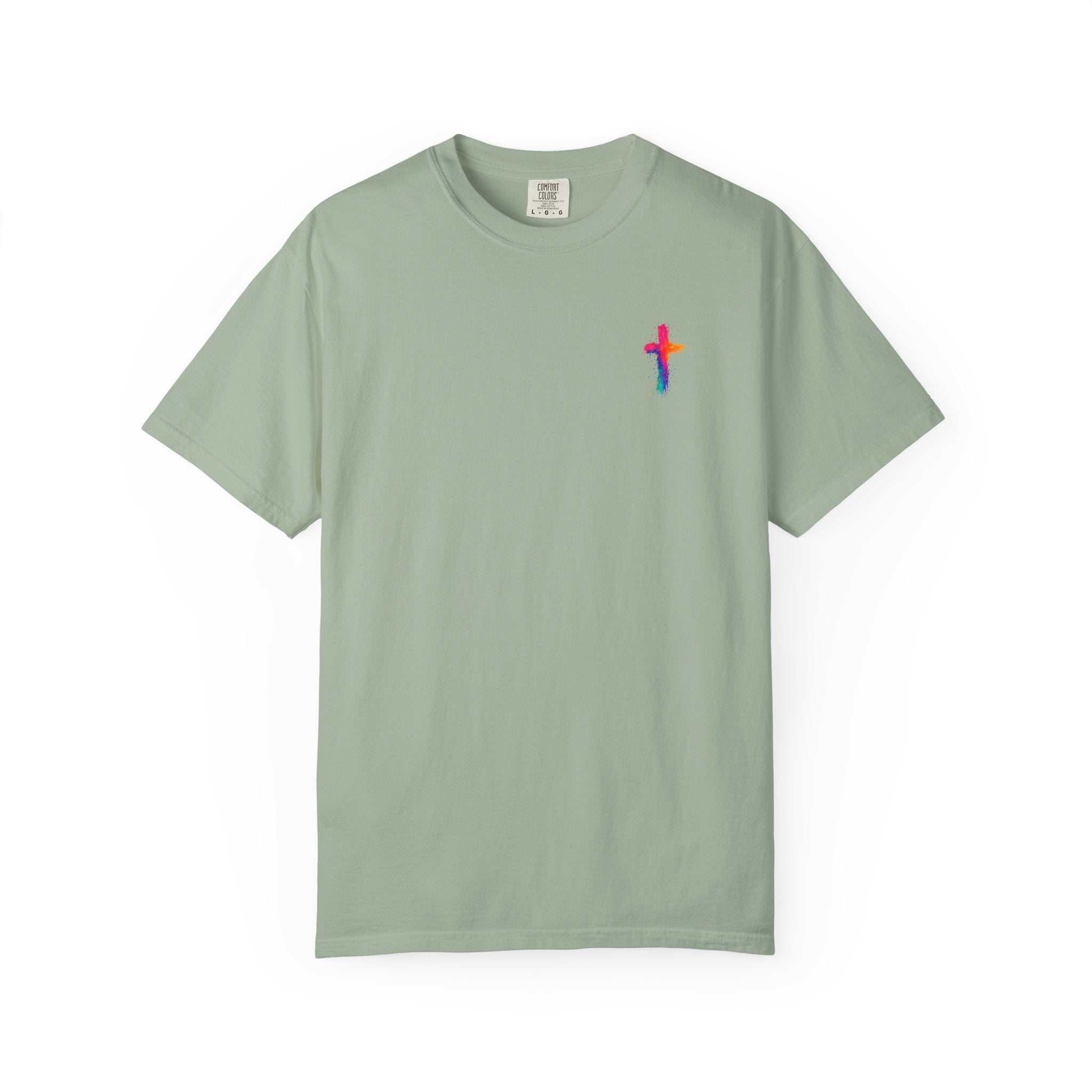 Christian Cross T-Shirt — “The Battle Is Not Yours, It’s the Lord’s” Scripture Tee