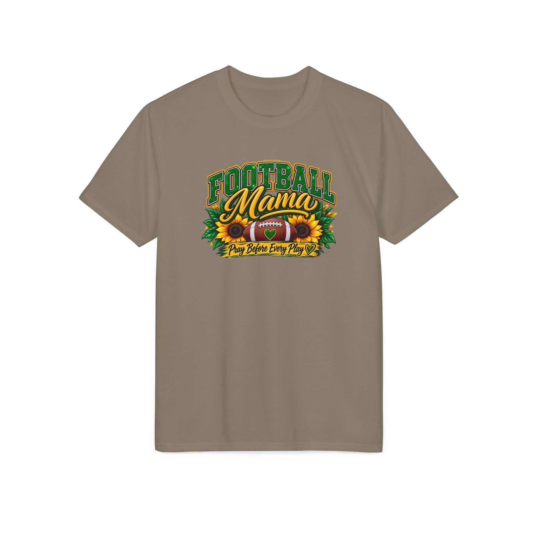 Football Mama T-Shirt — Sunflower Football Mom Tee