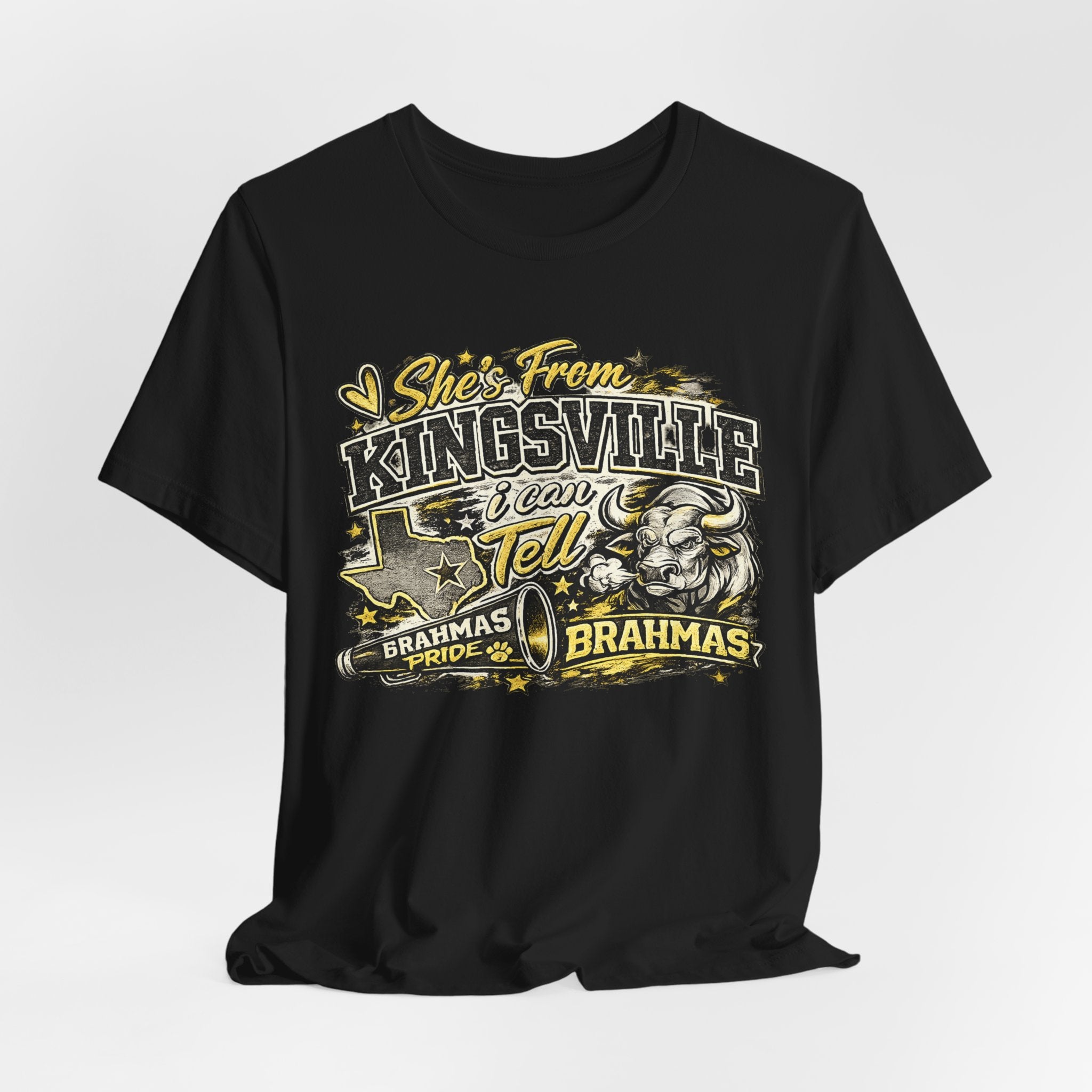 She's From Kingsville I Can Tell T-Shirt – Kingsville Brahmas Pride Tee
