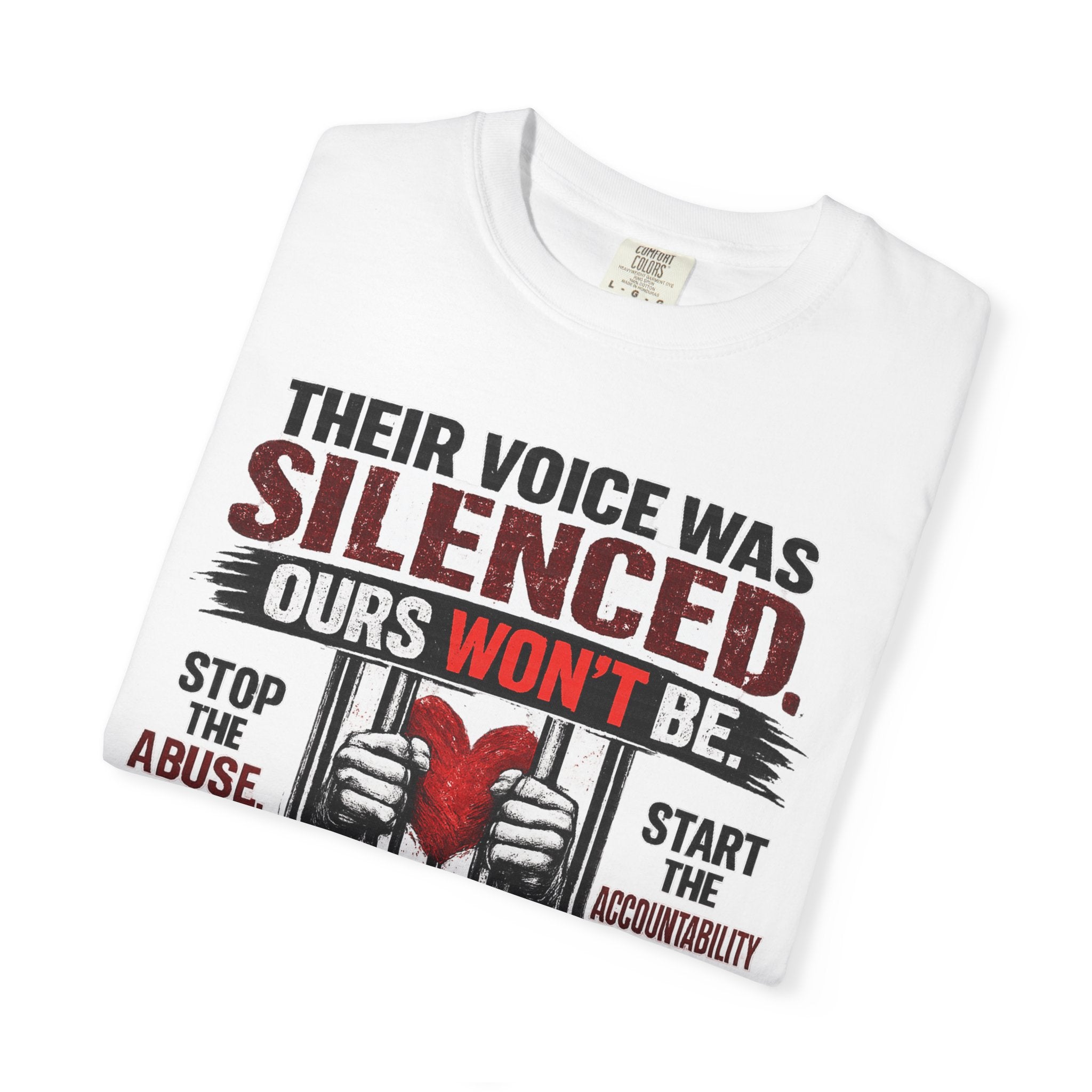 Their Voice Was Silenced T-Shirt — Justice for Animals Advocacy Tee