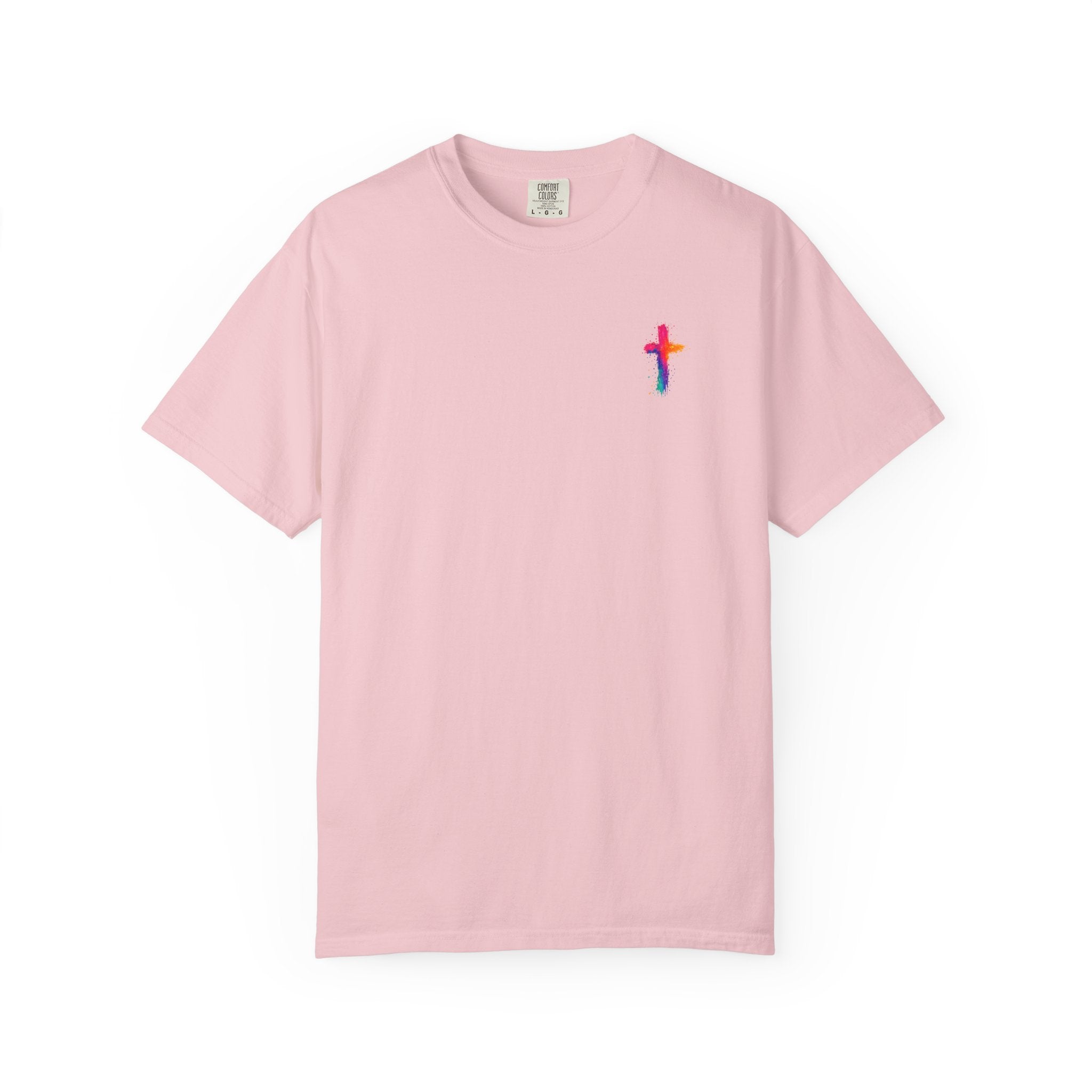 Christian Cross T-Shirt — “The Battle Is Not Yours, It’s the Lord’s” Scripture Tee