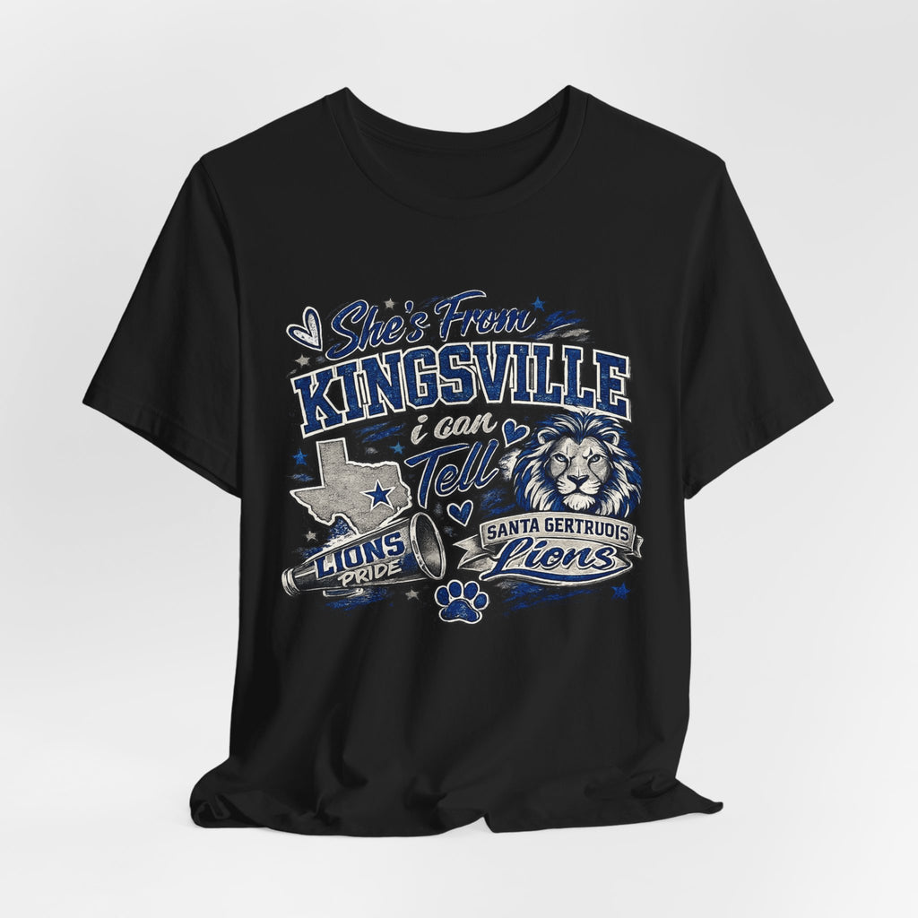 Kingsville Lions 'She's From Kingsville' T-Shirt — School Spirit Tee