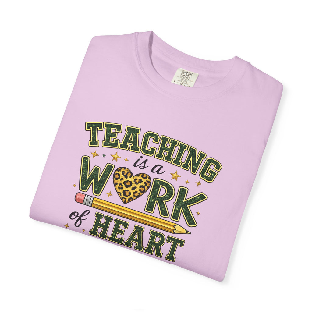 Teaching Is a Work of Heart T-Shirt – #BadgerPride Teacher Appreciation Tee