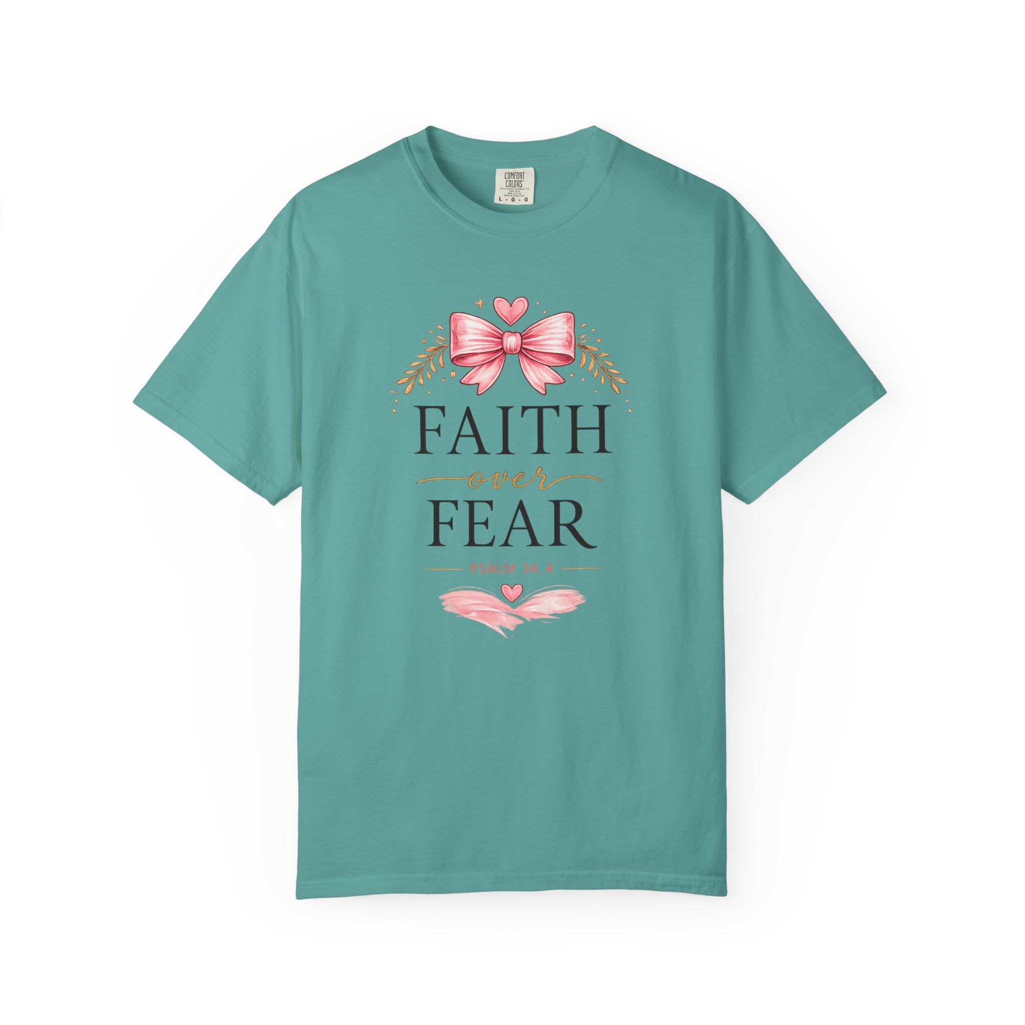 Faith Over Fear T-Shirt — Christian Inspirational Graphic Tee