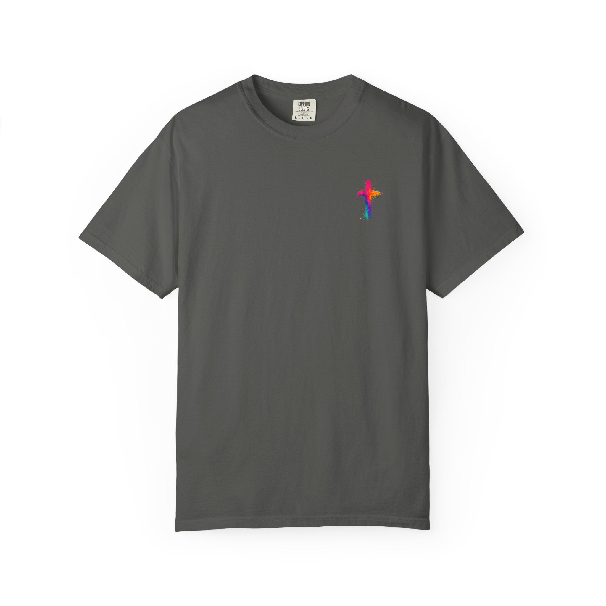 Christian Cross T-Shirt — “The Battle Is Not Yours, It’s the Lord’s” Scripture Tee