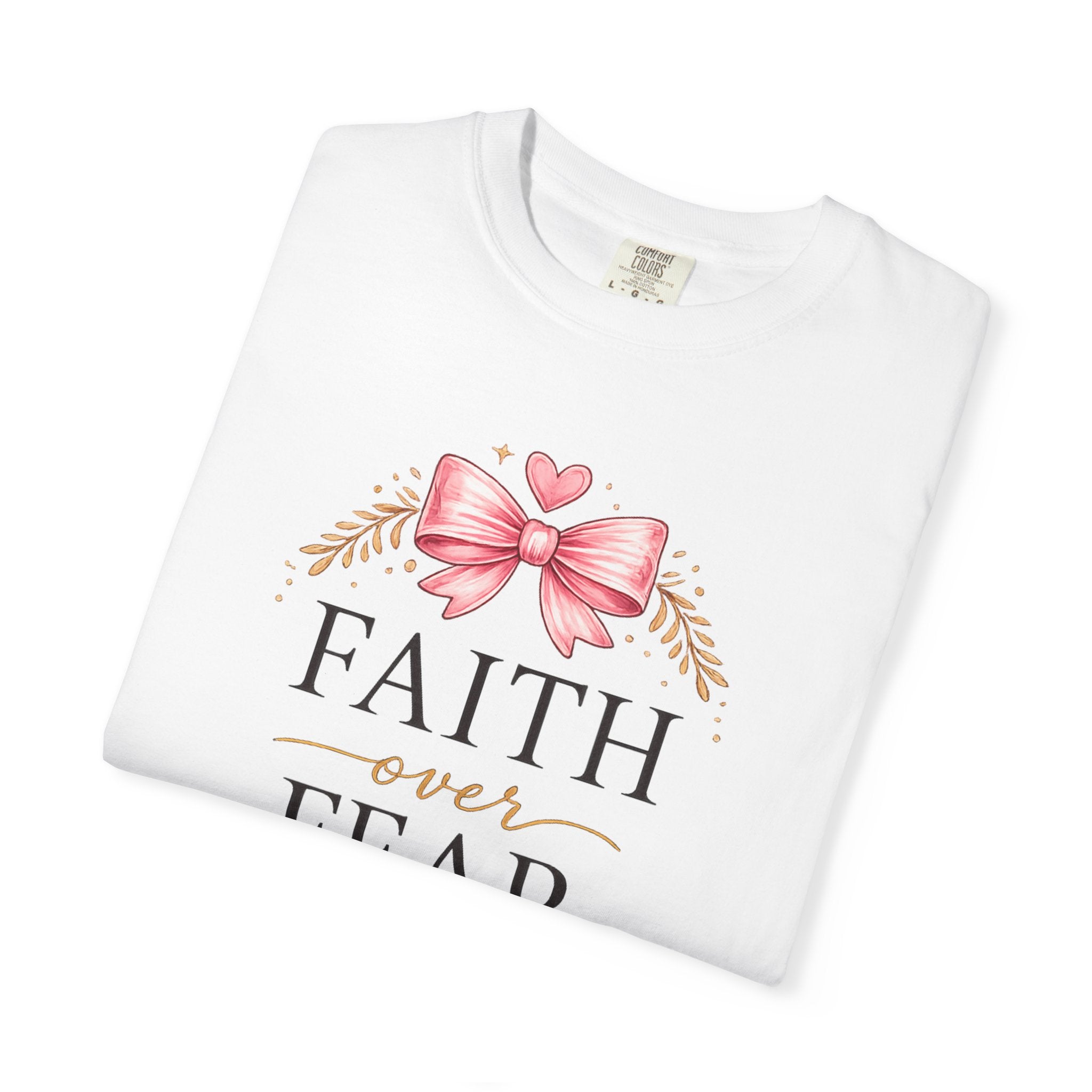 Faith Over Fear T-Shirt — Christian Inspirational Graphic Tee