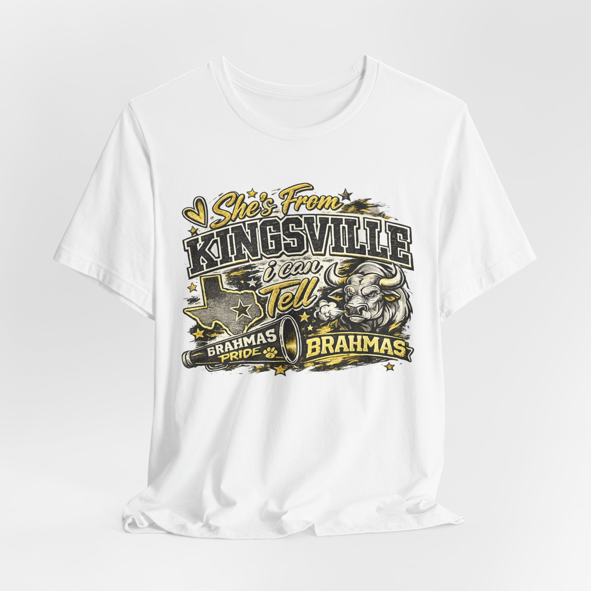 She's From Kingsville I Can Tell T-Shirt – Kingsville Brahmas Pride Tee