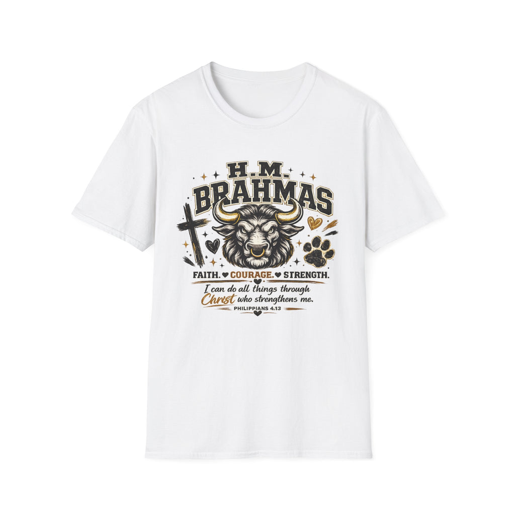 Brahmas Bull T-Shirt — H.M. Brahmas Inspirational Graphic Tee