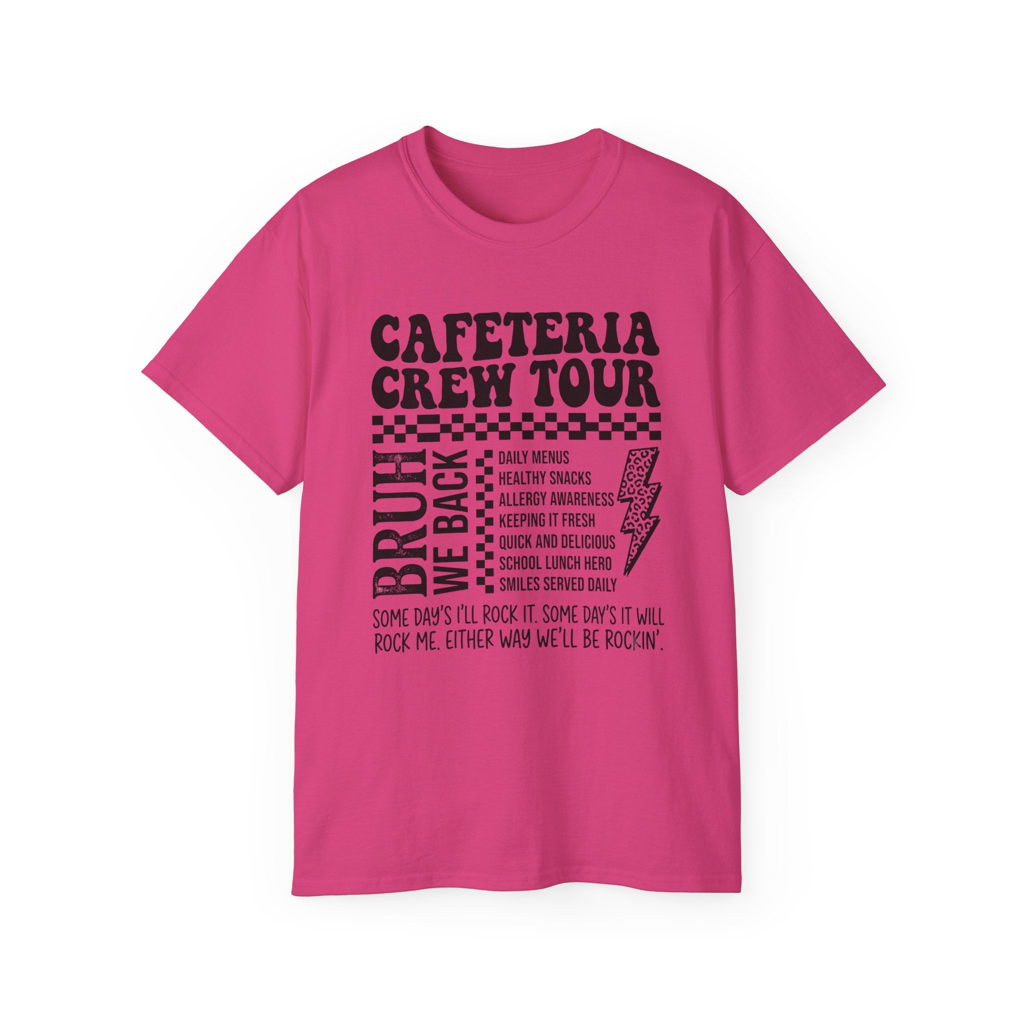Cafeteria Crew Tour T‑Shirt — School Lunch Staff Appreciation Tee