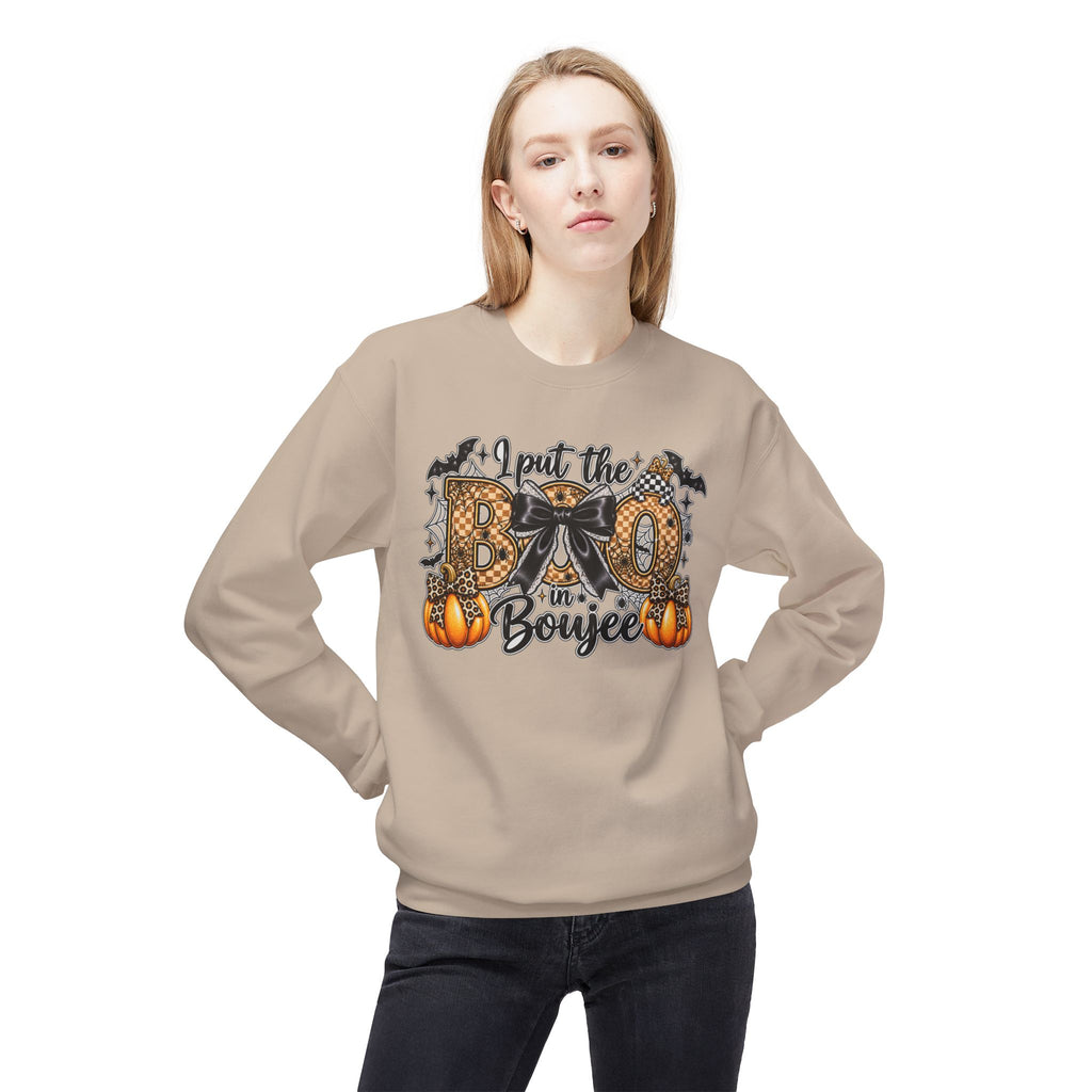 Halloween 'I Put the Boo in Boujee' Crewneck Sweatshirt