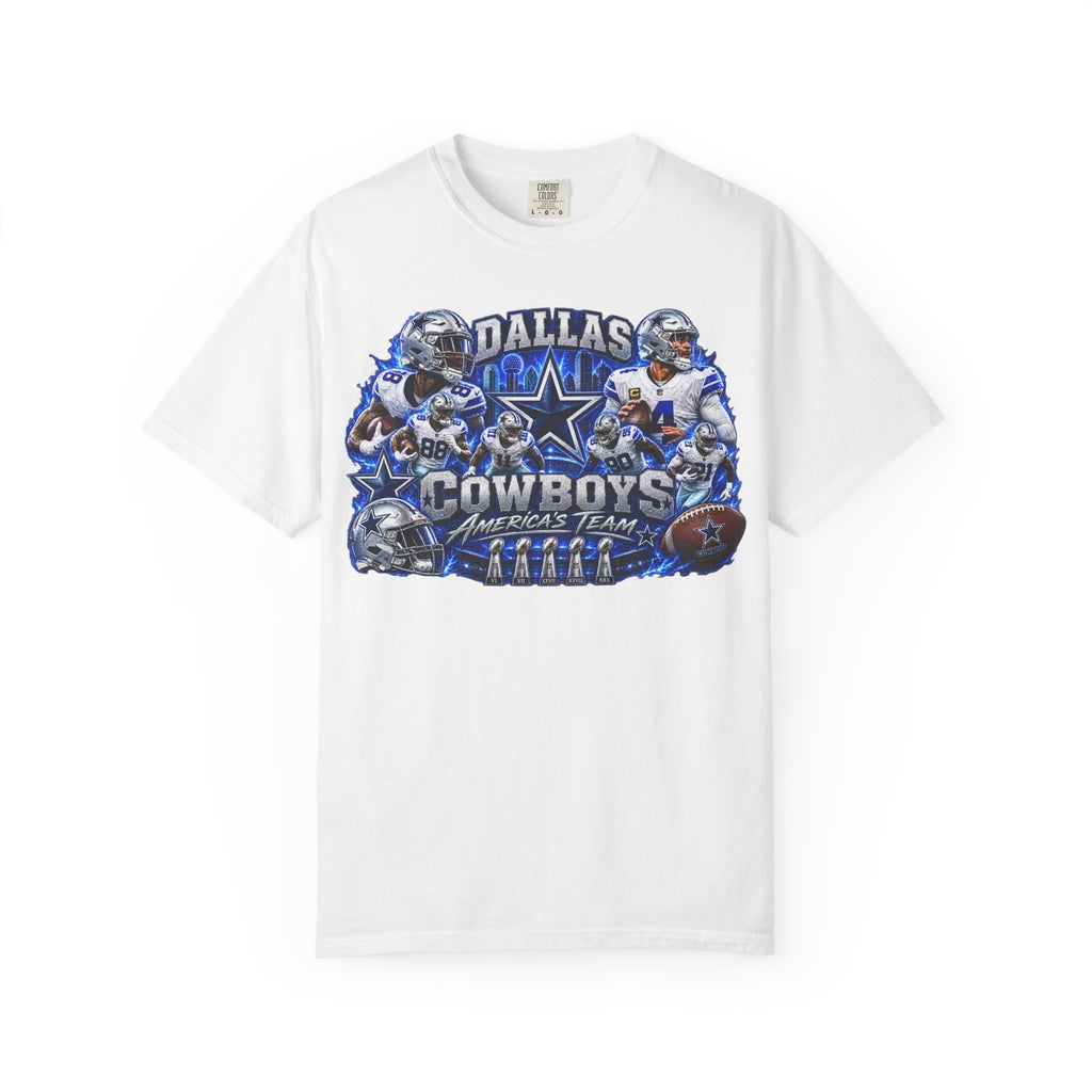 Dallas Cowboys Football T-Shirt — Team Logo & Players Graphic