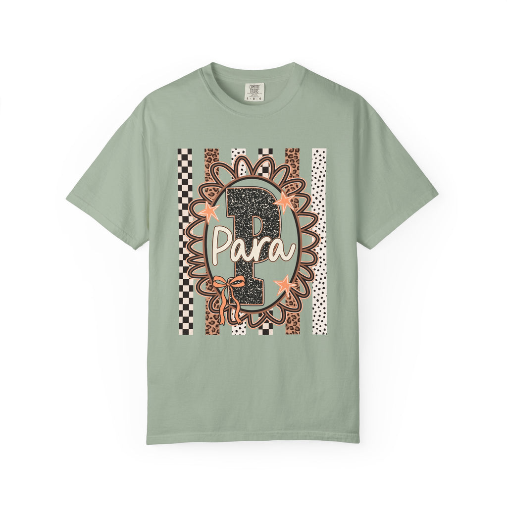 1st Birthday T-Shirt — "1 Para" Leopard Floral Celebration Tee