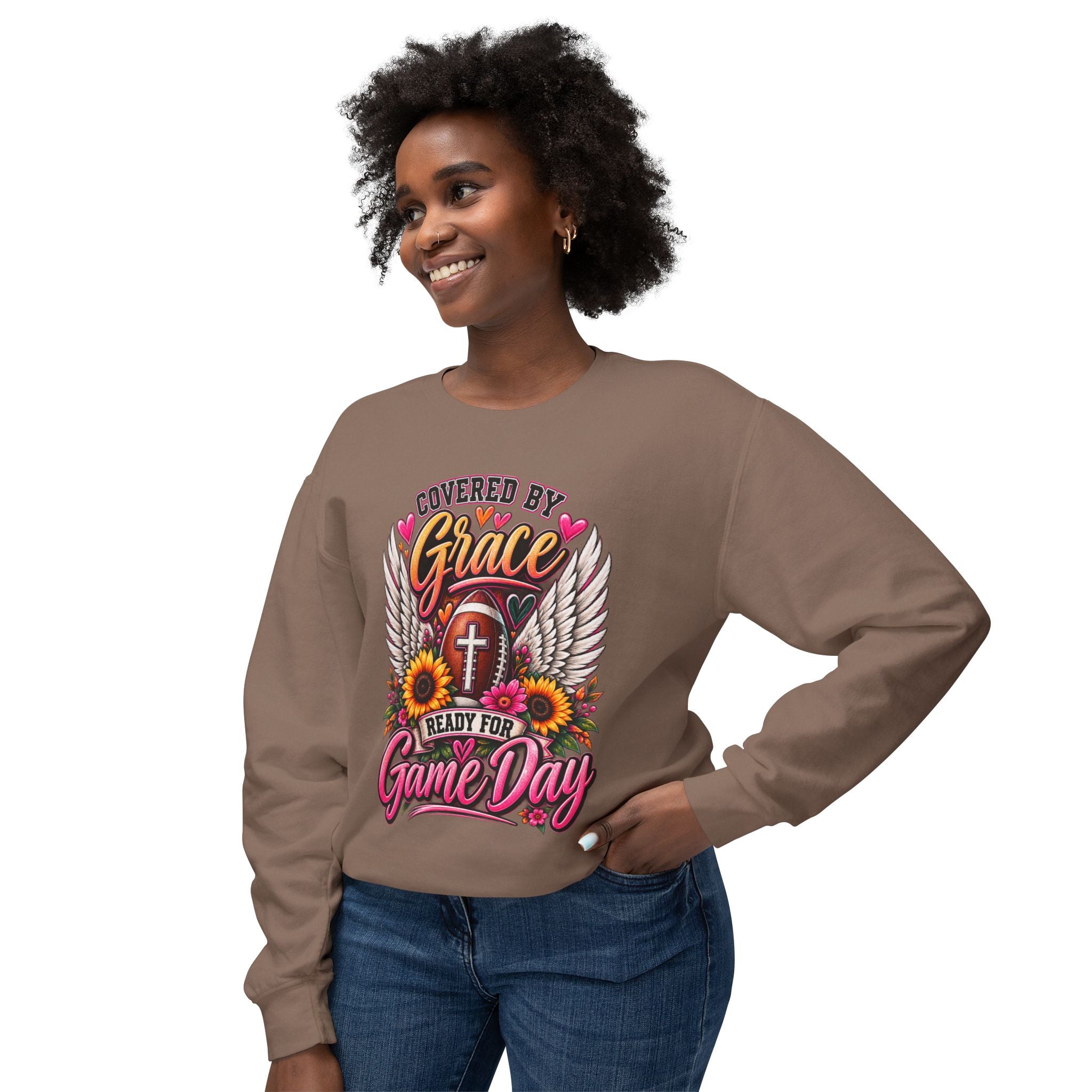 Covered by Grace Game Day Crewneck Sweatshirt