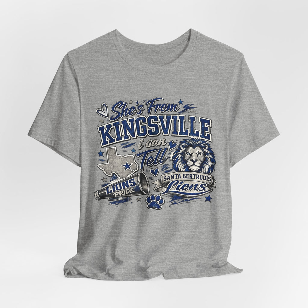 Kingsville Lions 'She's From Kingsville' T-Shirt — School Spirit Tee