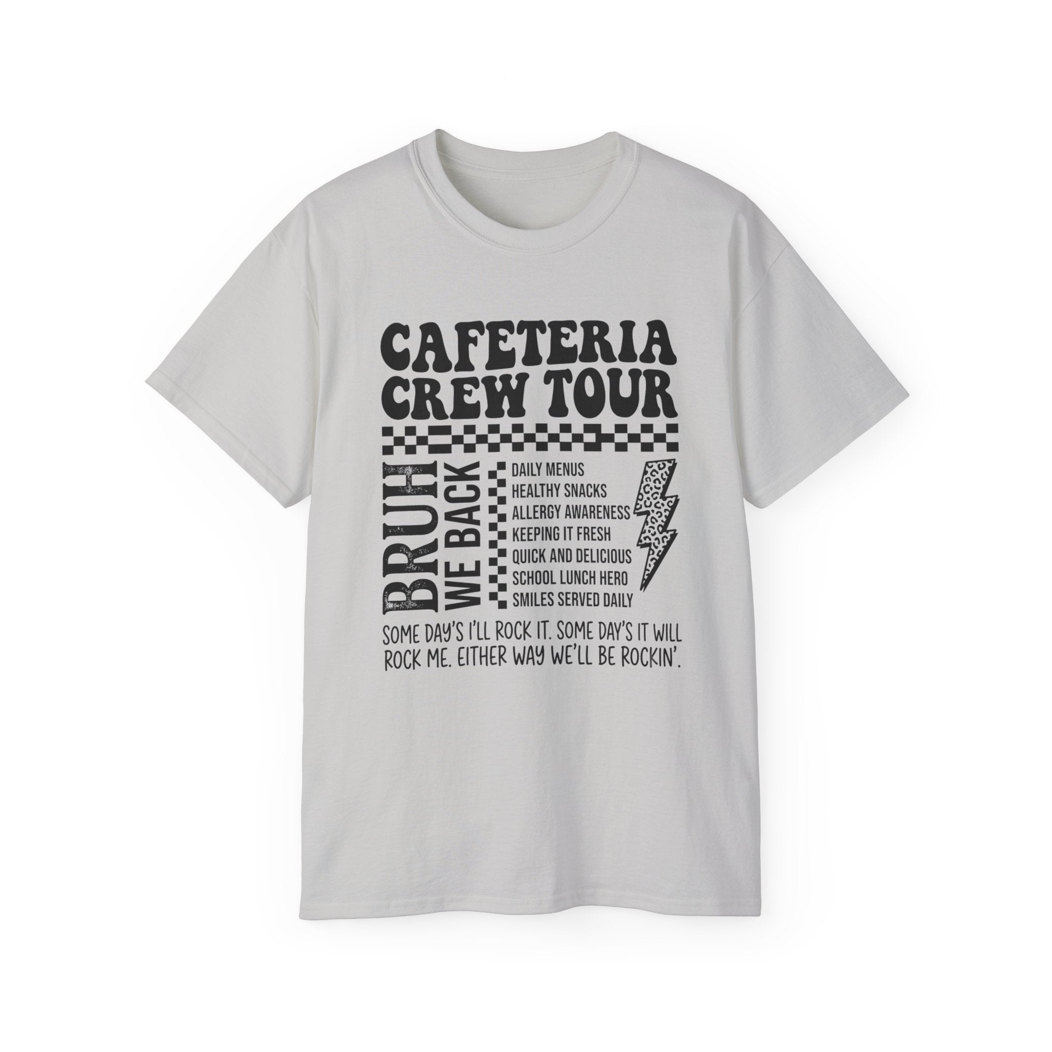 Cafeteria Crew Tour T‑Shirt — School Lunch Staff Appreciation Tee