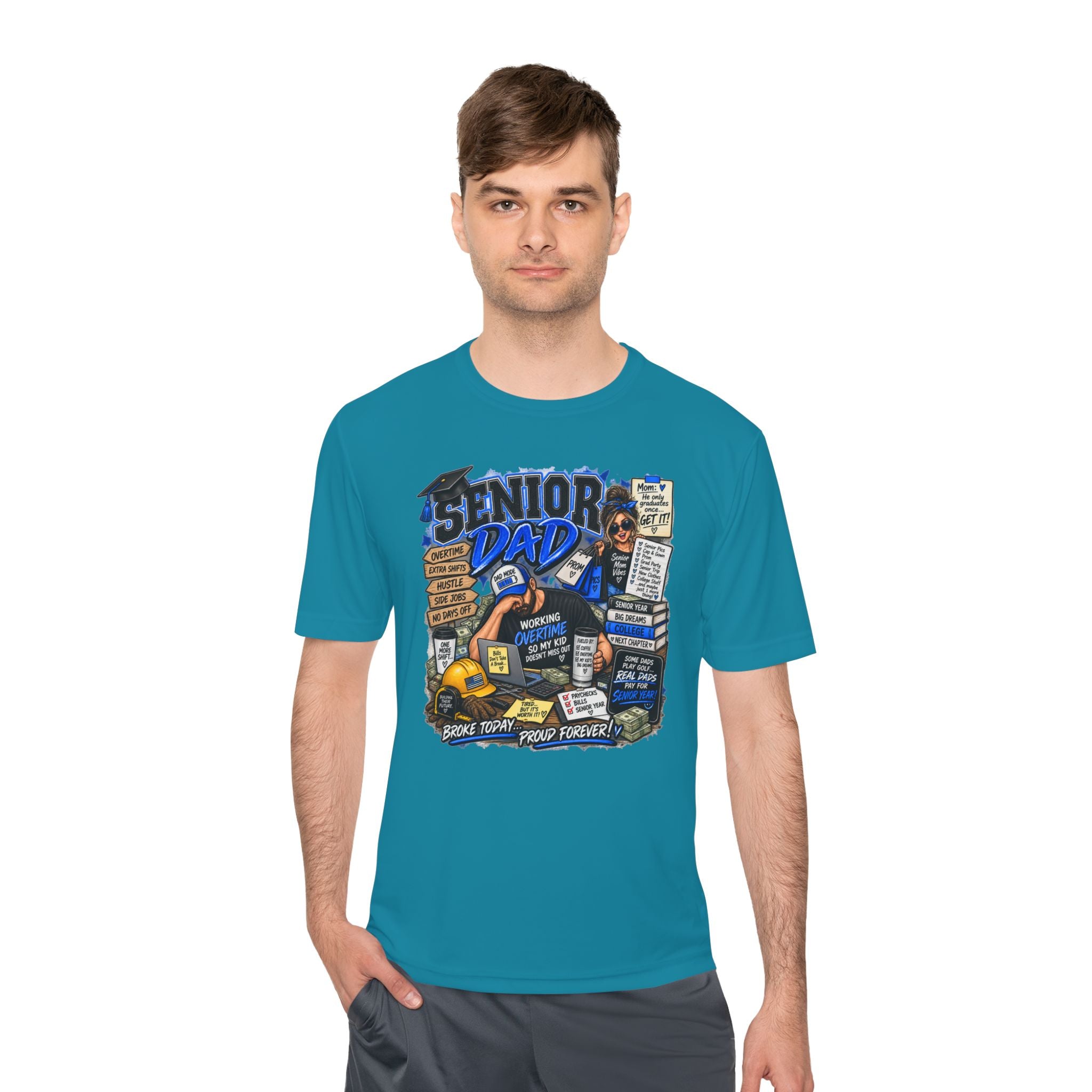 Senior Dad Tee — Proud Football Parent Shirt | Senior Year Dad Gift