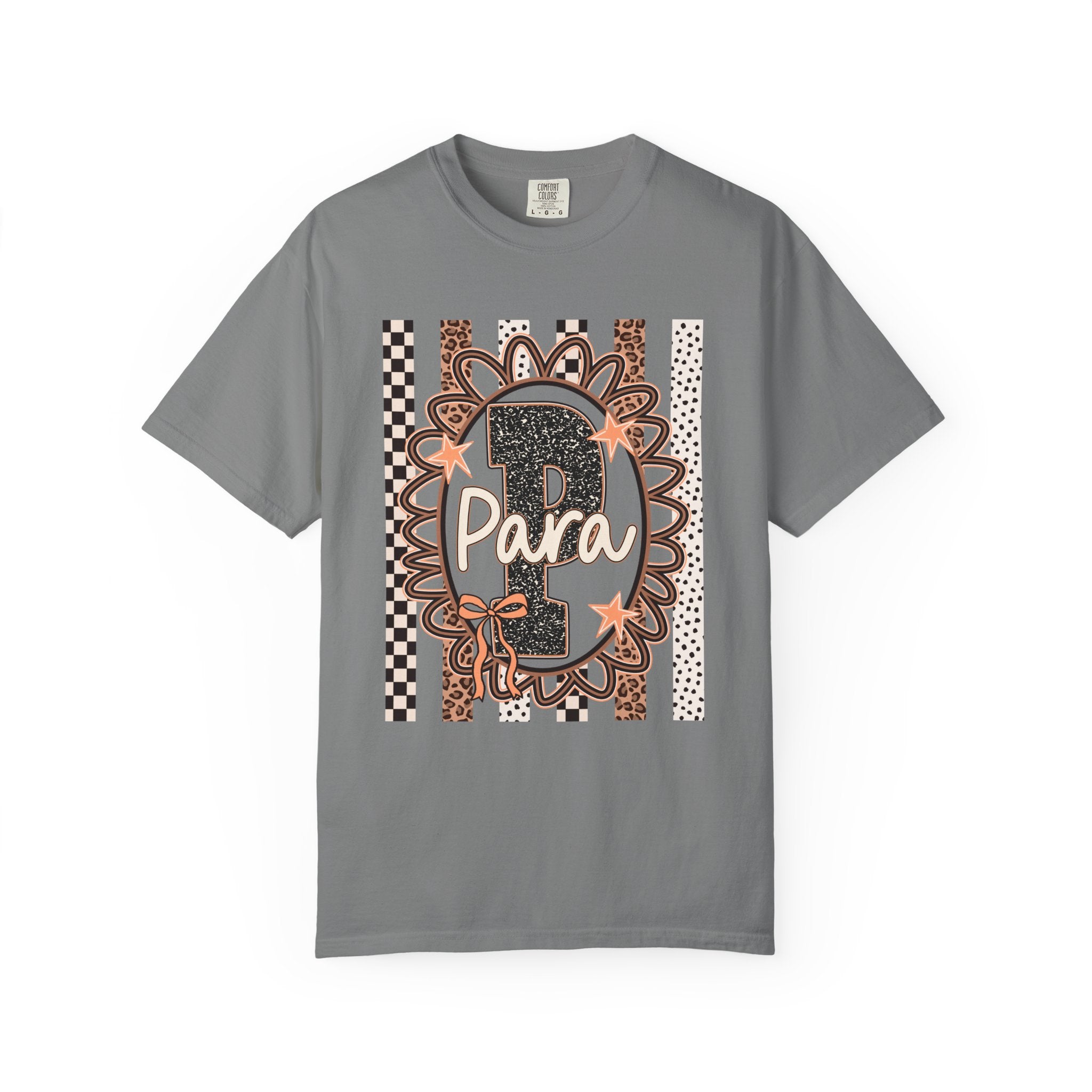 1st Birthday T-Shirt — "1 Para" Leopard Floral Celebration Tee