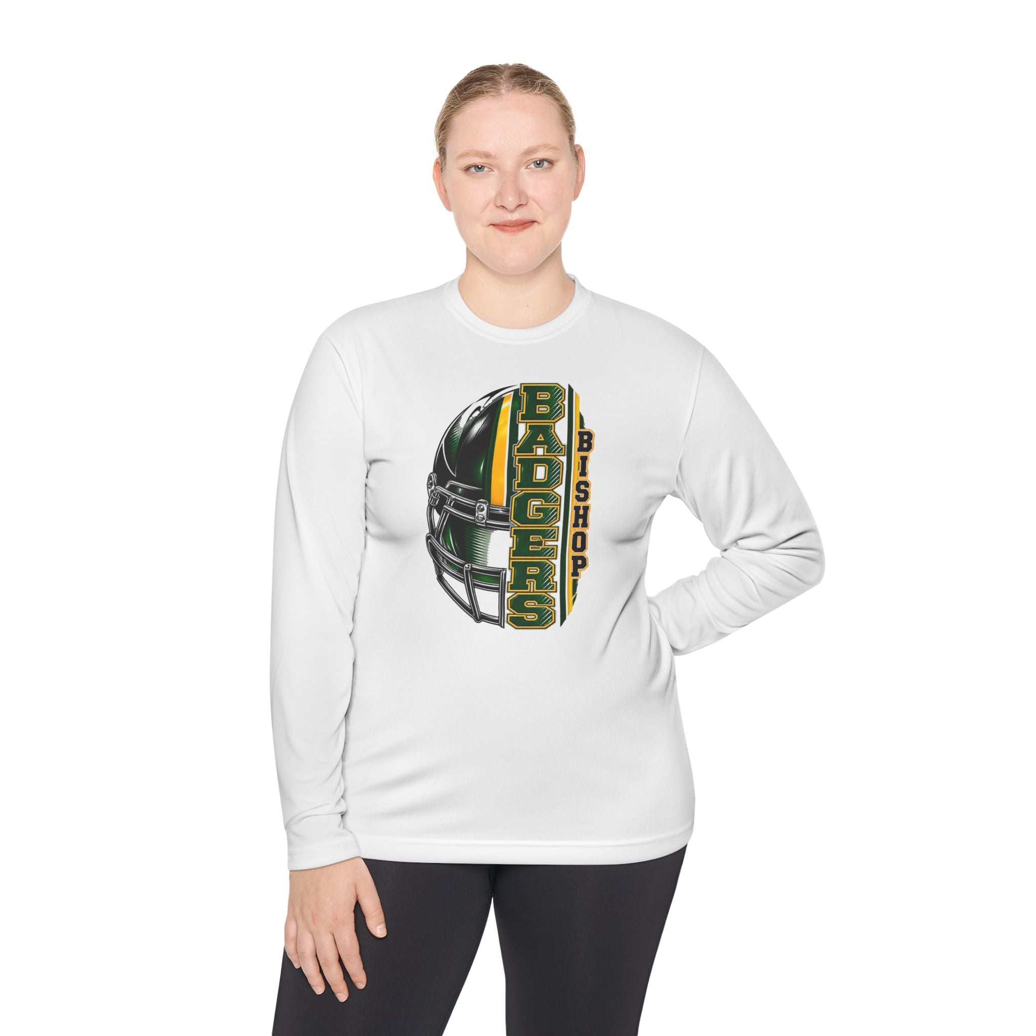 Badgers Bishop Football Helmet Long Sleeve Tee