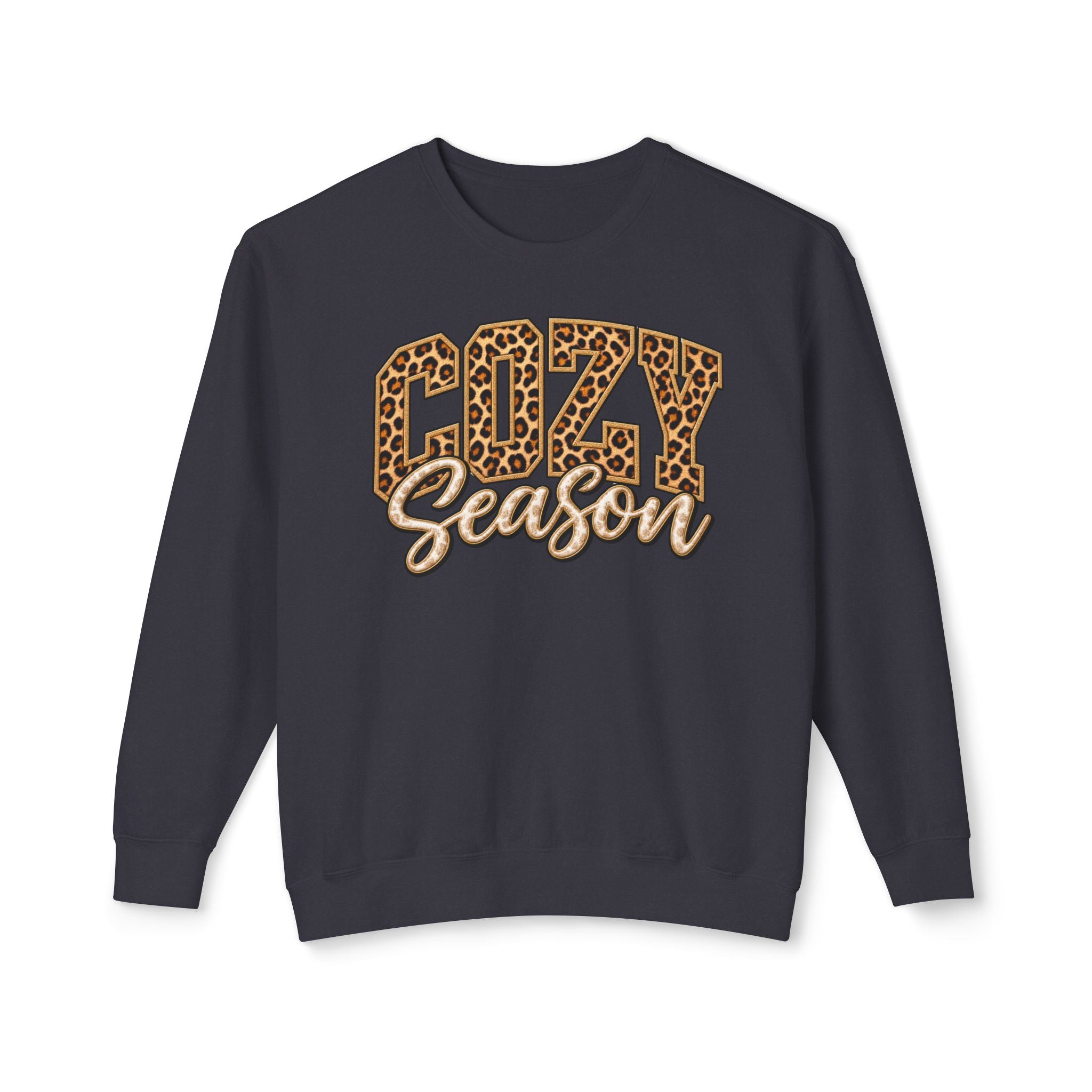 Cozy Season Leopard Crewneck Sweatshirt