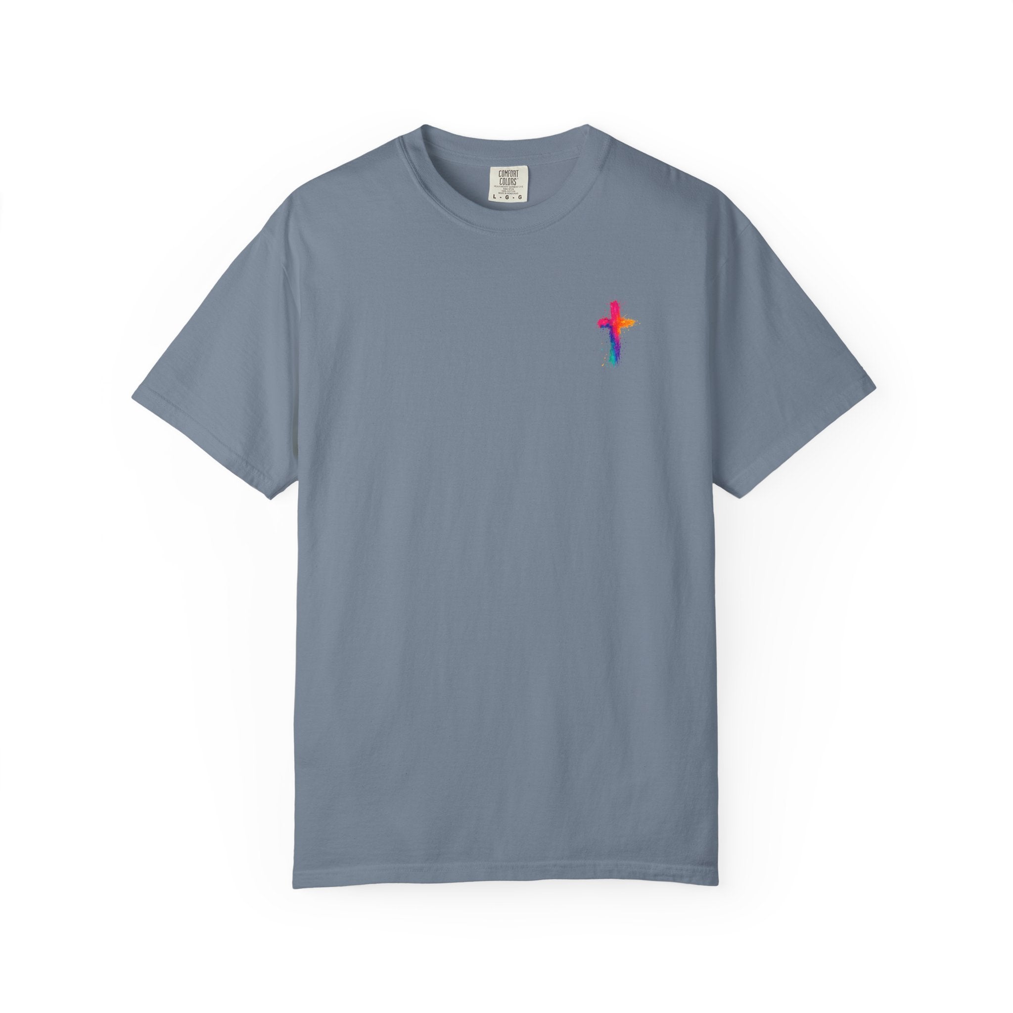 Christian Cross T-Shirt — “The Battle Is Not Yours, It’s the Lord’s” Scripture Tee