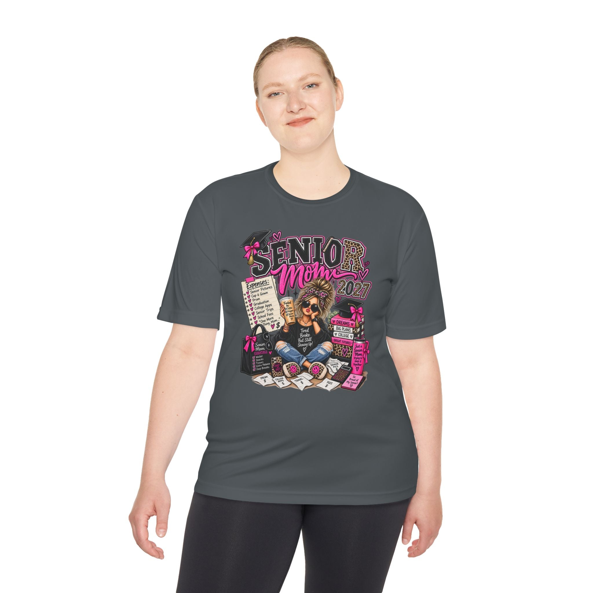Senior Mom 2024 Graphic Tee – Funny Mom Graduation Shirt